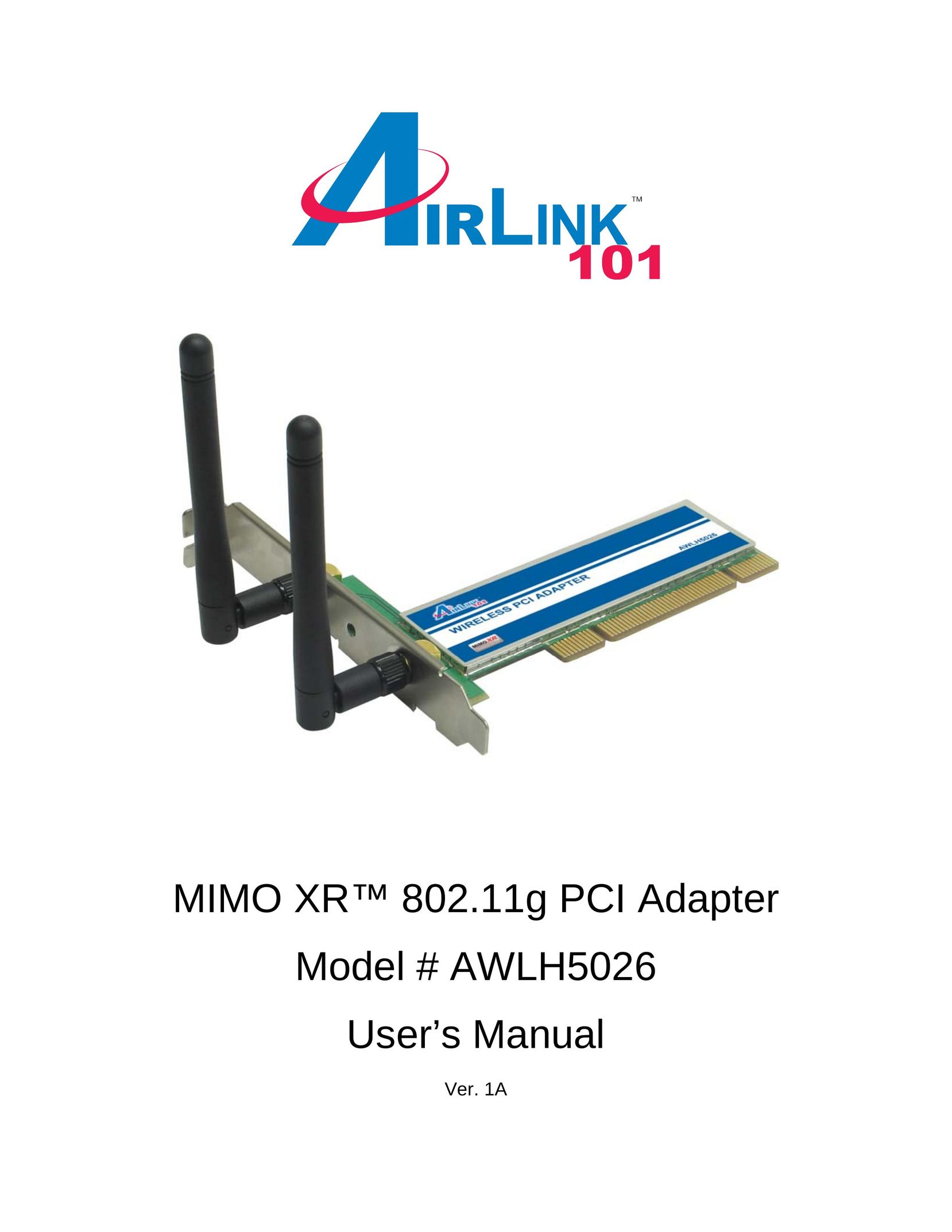 Airlink101 AWLH5026 Network Card User Manual