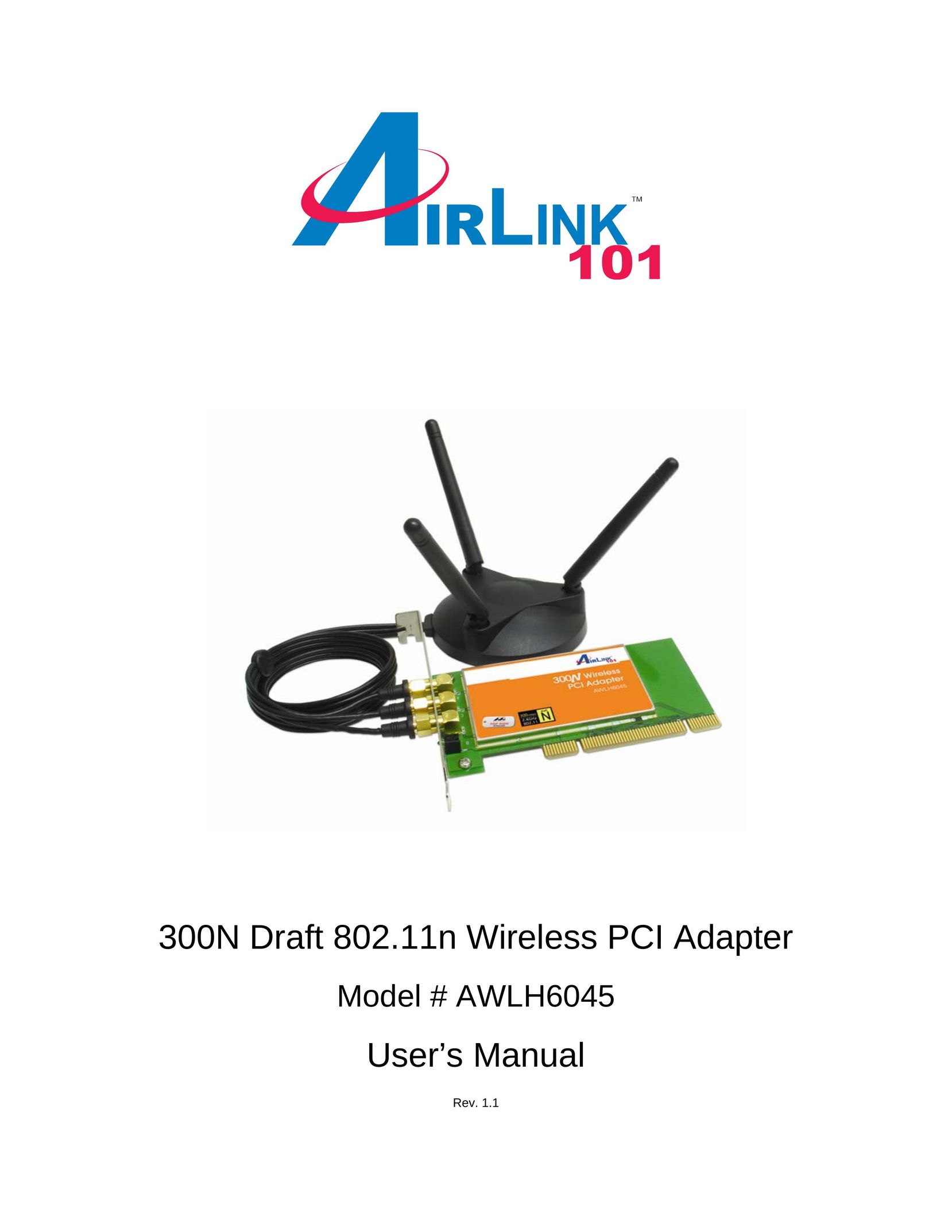 Airlink101 AWLH6045 Network Card User Manual