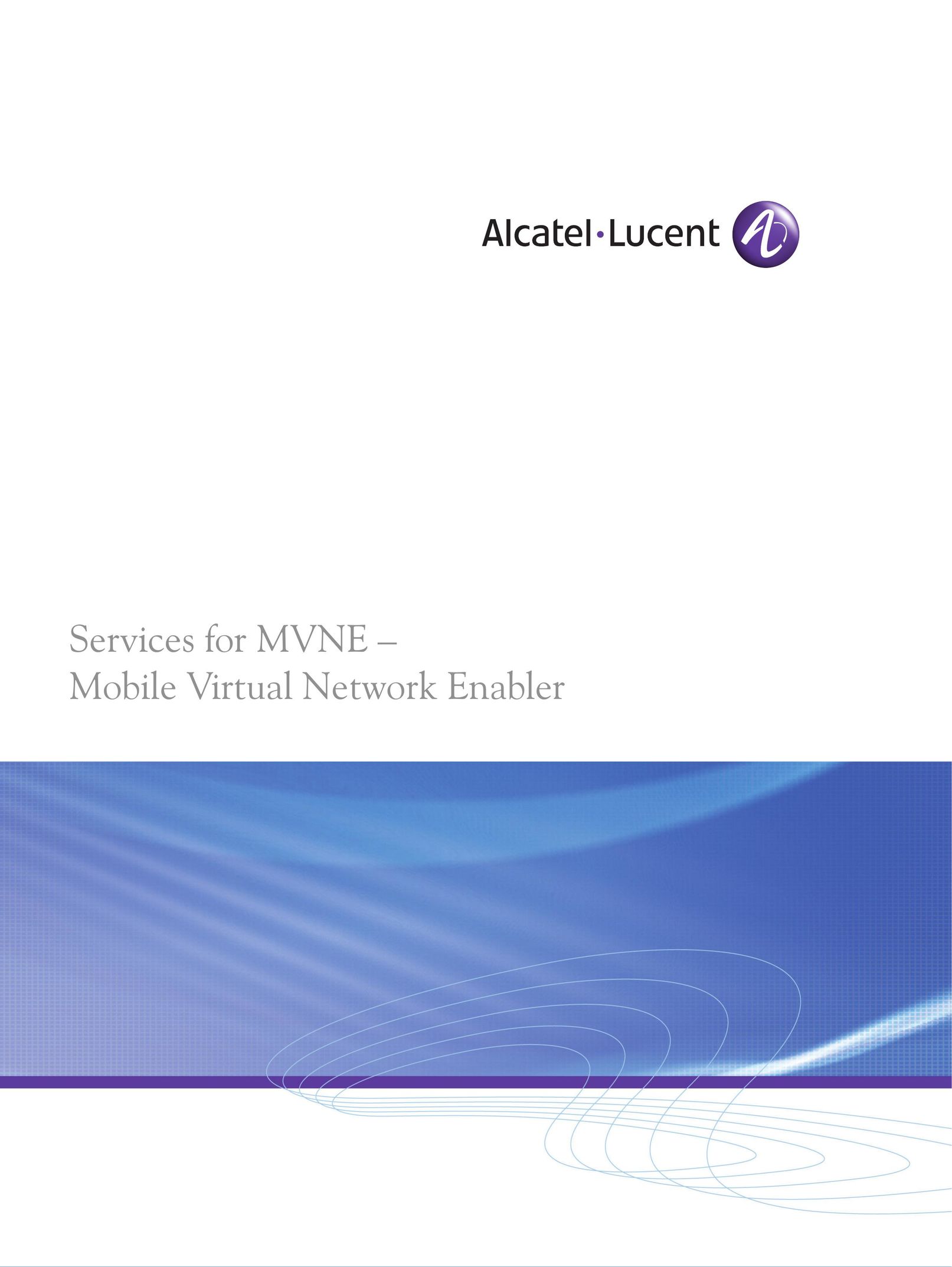 Alcatel-Lucent MVNE Network Card User Manual
