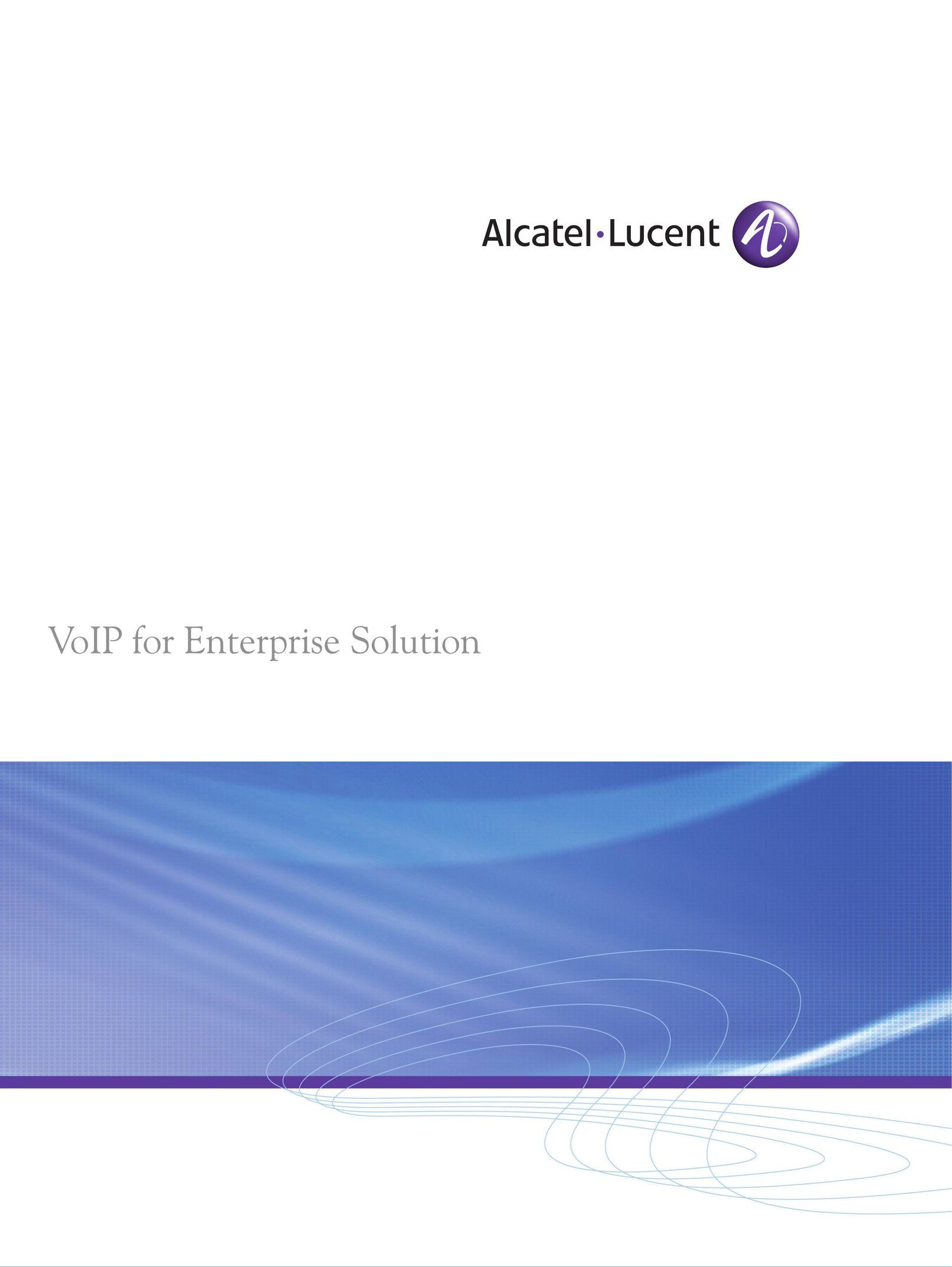 Alcatel-Lucent VoIP for Enterprise Network Card User Manual