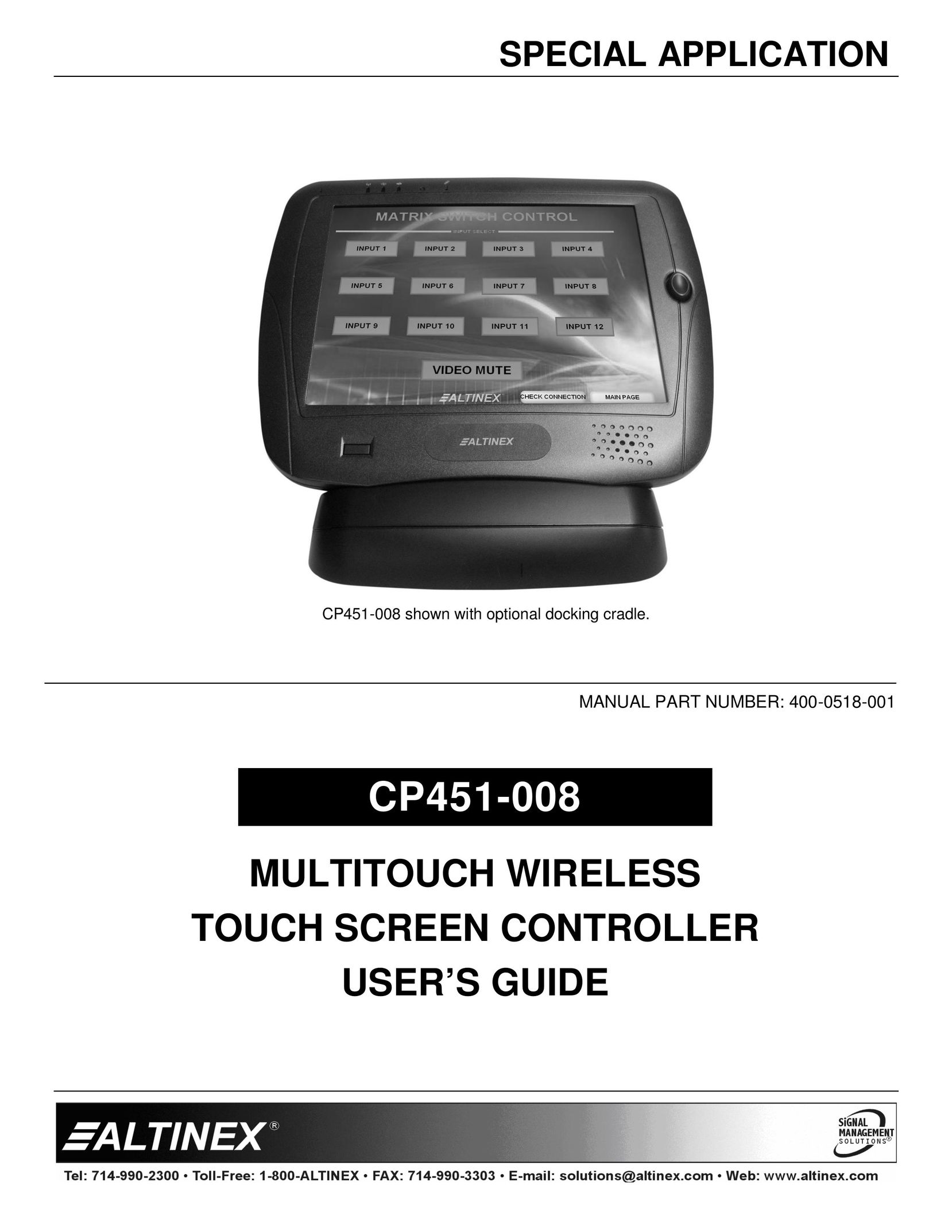 Altinex CP451-008 Network Card User Manual