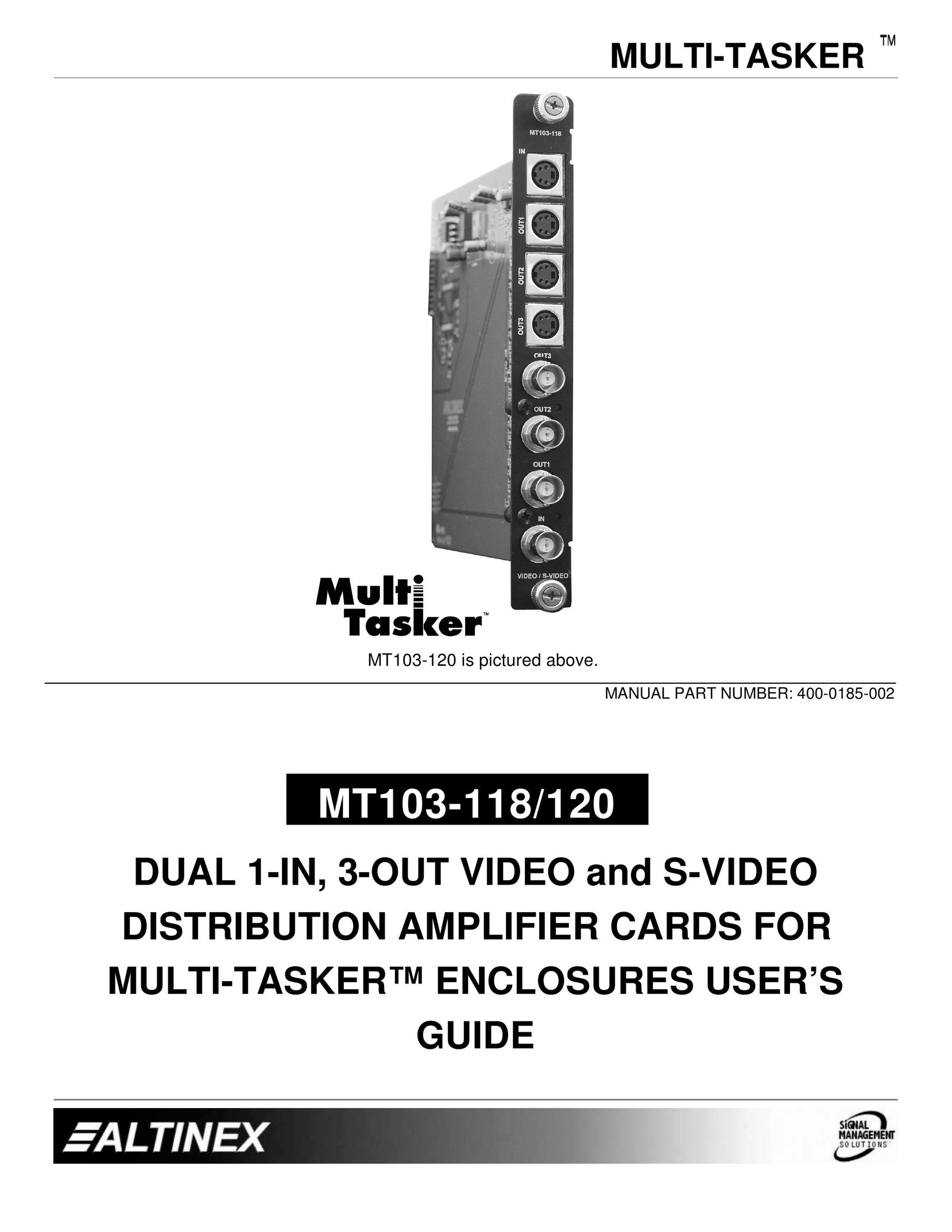 Altinex MT103-118 Network Card User Manual