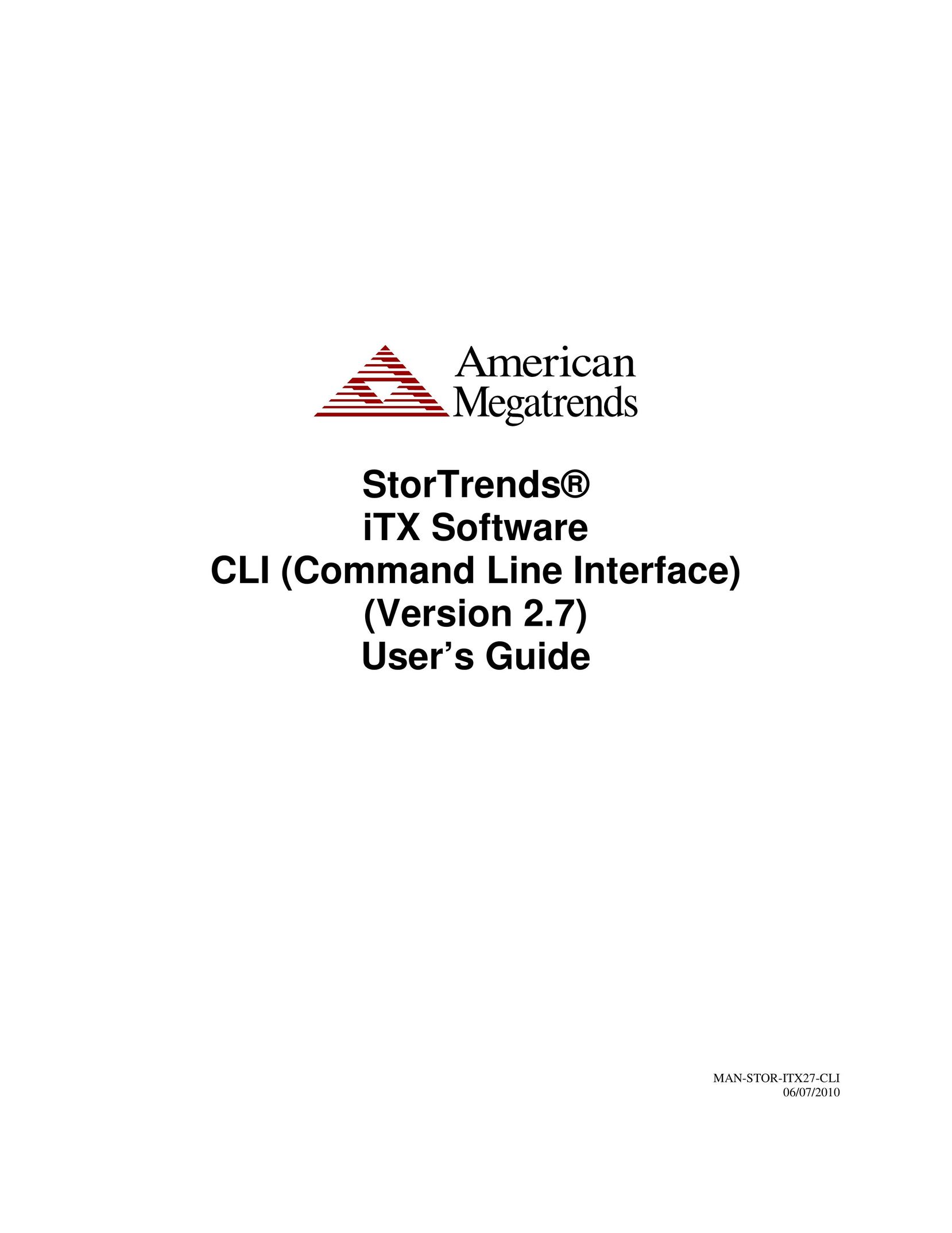 American Megatrends MAN-STOR-ITX27-CLI Network Card User Manual