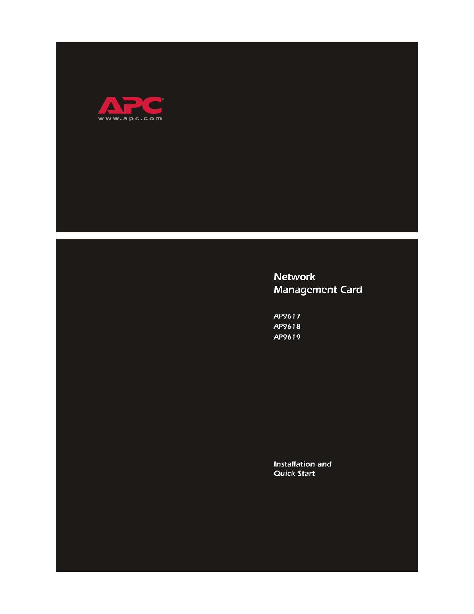 American Power Conversion AP9618 Network Card User Manual