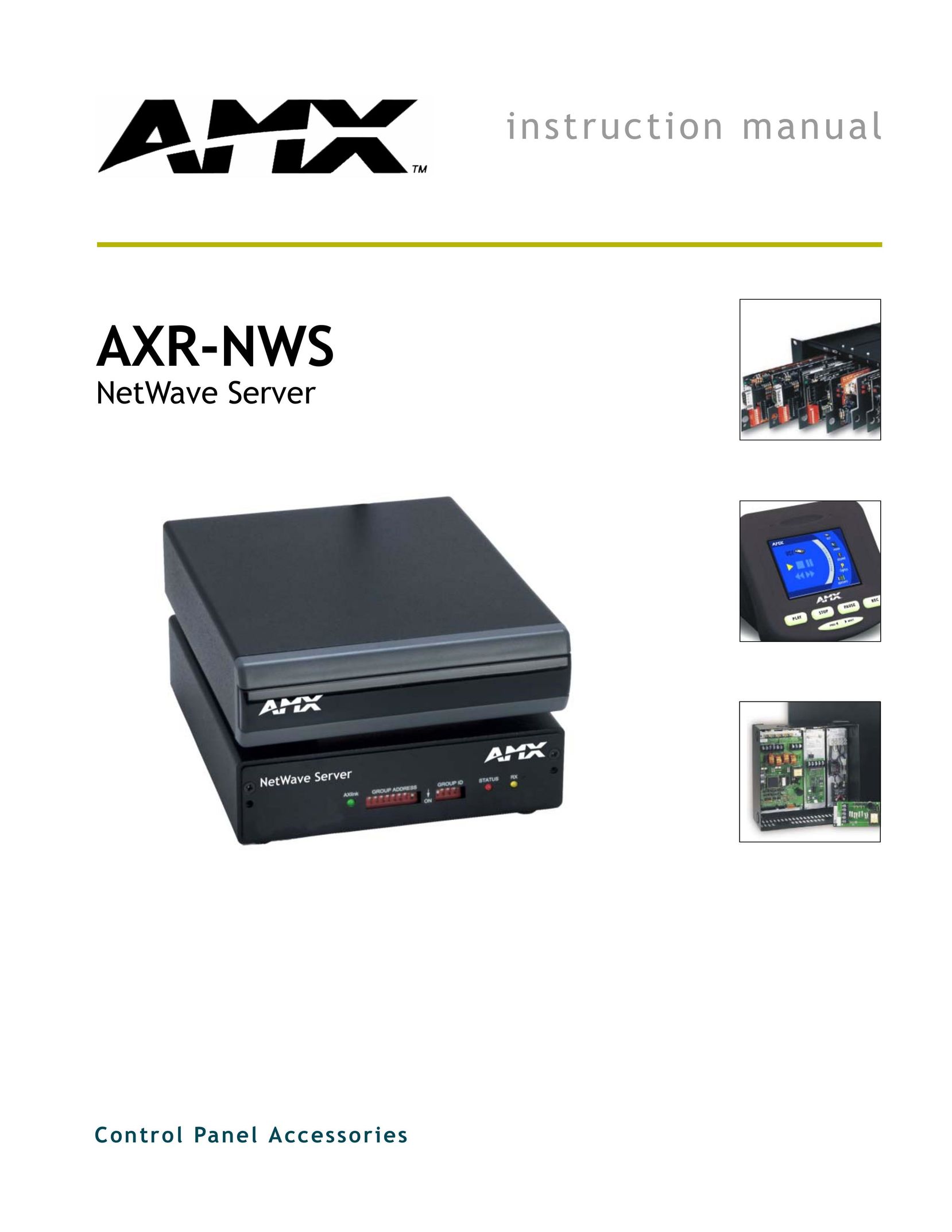 AMX AXR-NWS Network Card User Manual
