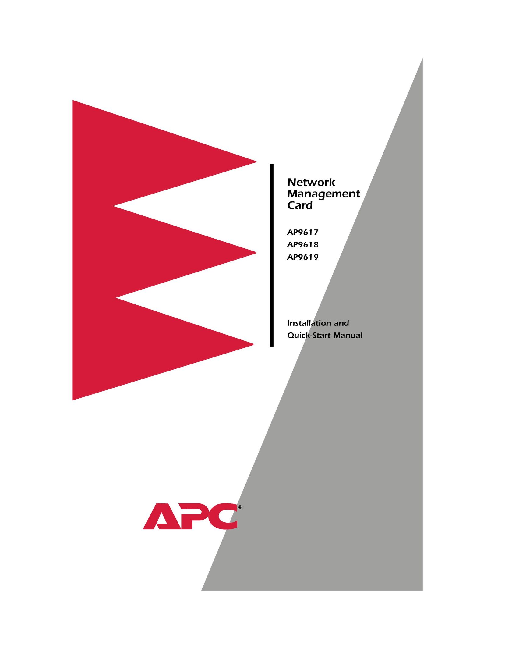APC AP9617 Network Card User Manual