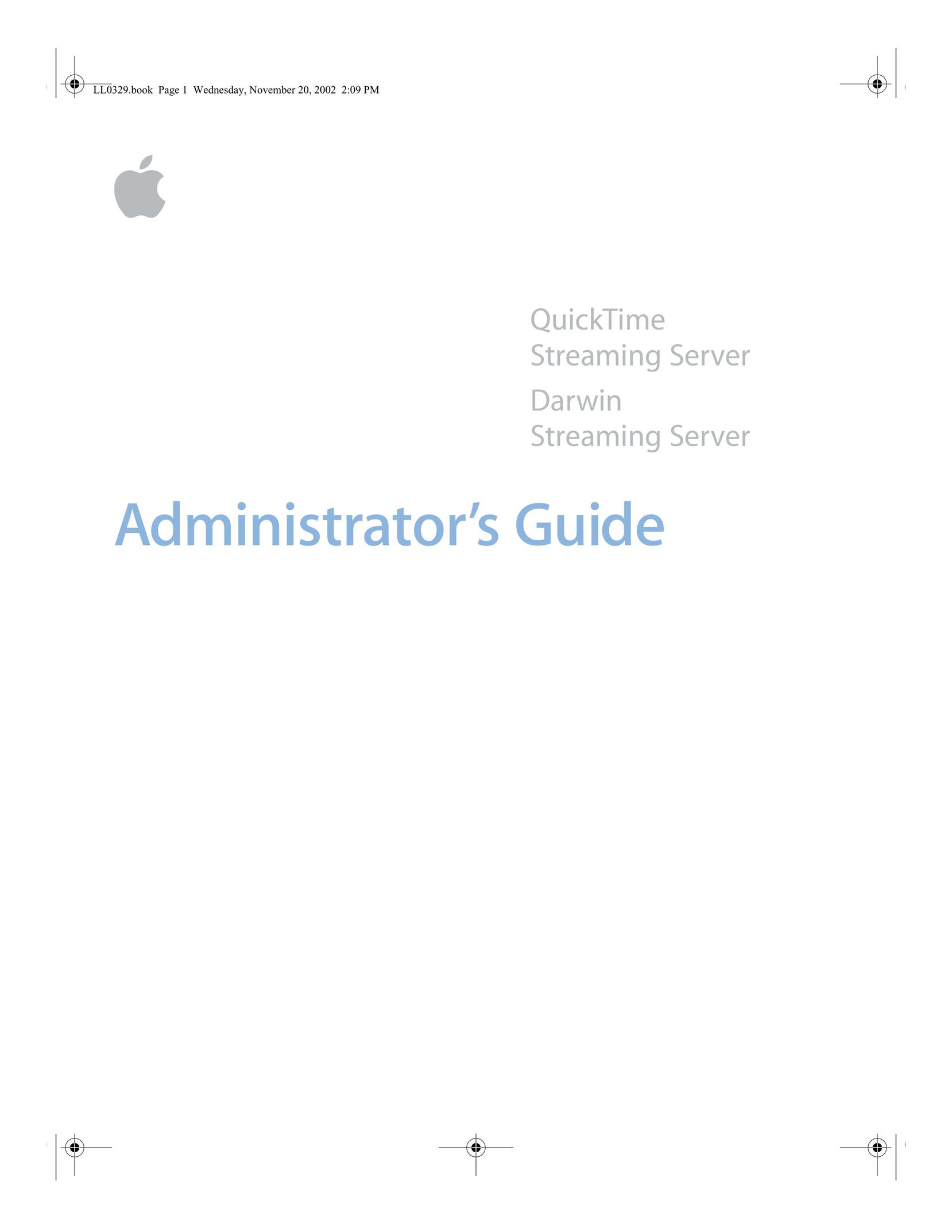 Apple QuickTime Streaming Server Darwin Streaming Server Network Card User Manual