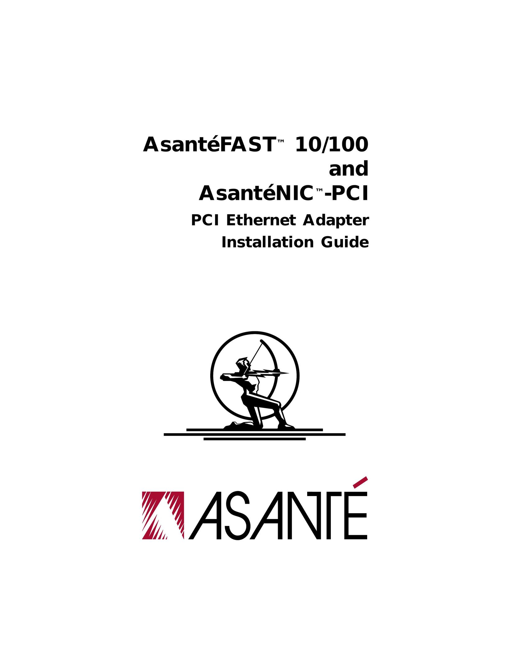 Asante Technologies 10/100 Network Card User Manual