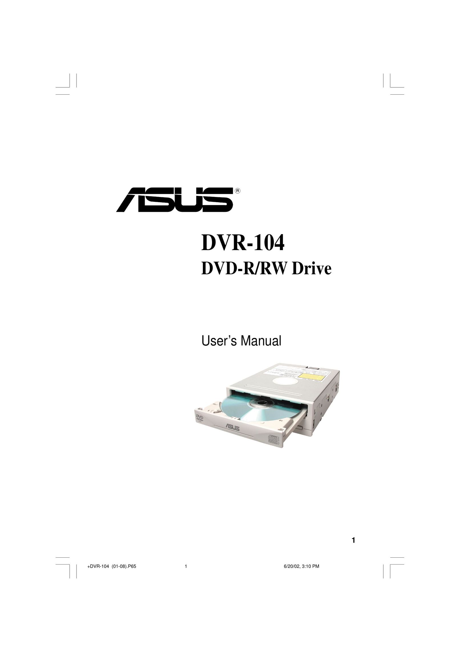 Asus DVR-104 Network Card User Manual