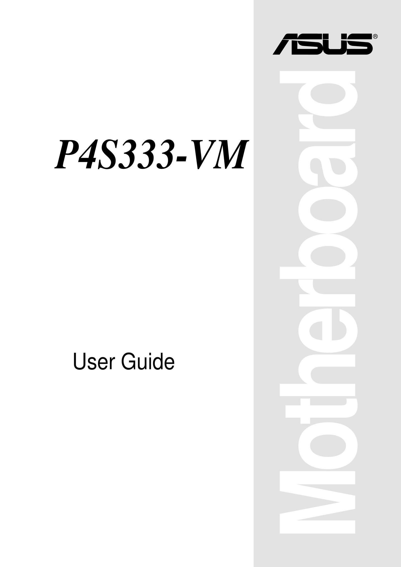 Asus P4S333-VM Network Card User Manual