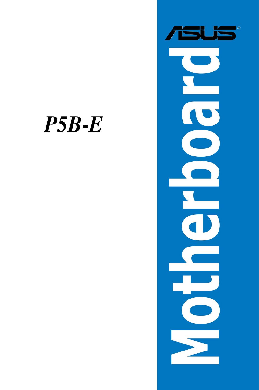 Asus P5B-E Network Card User Manual