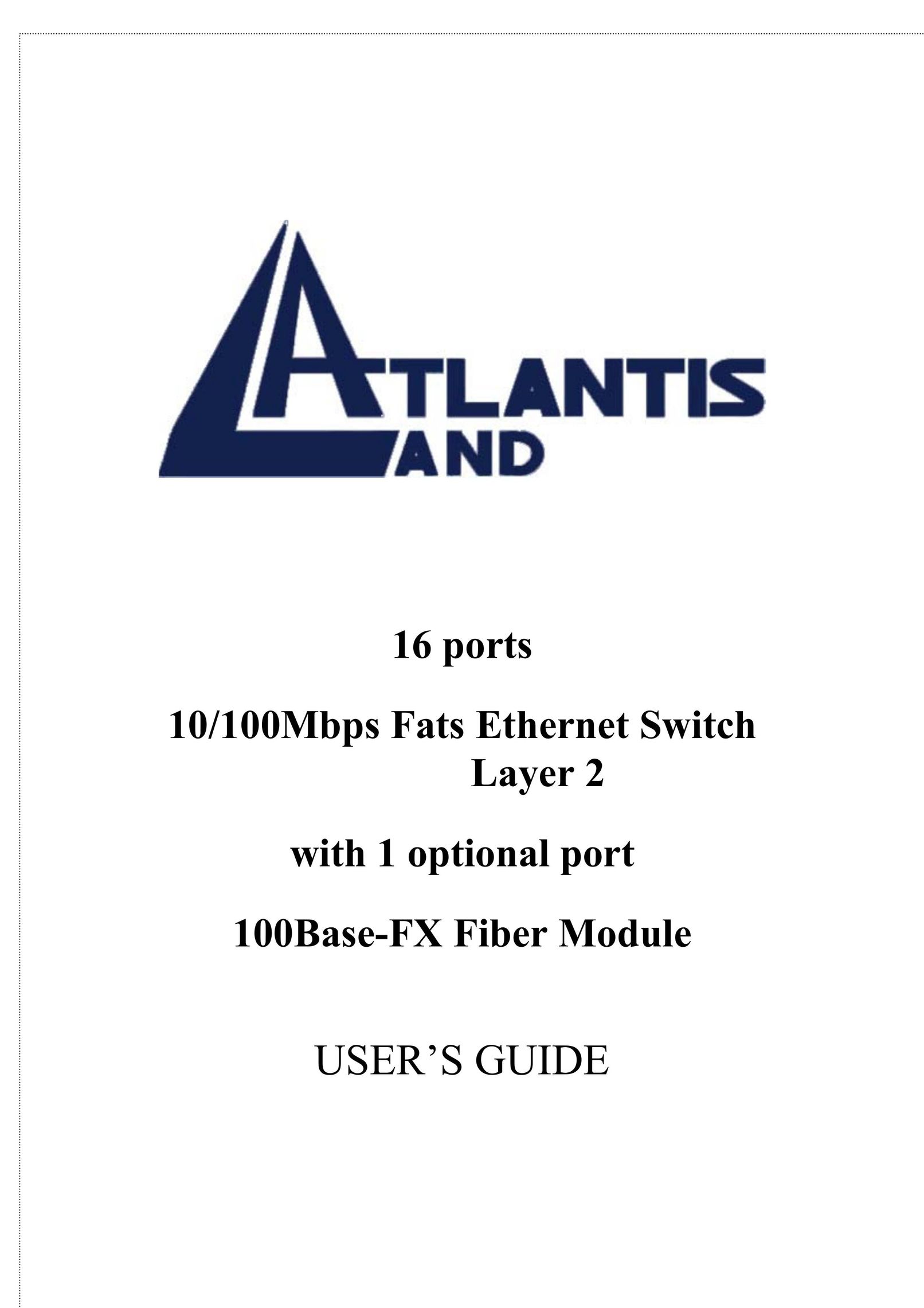 Atlantis Land 10/100Mbps Network Card User Manual