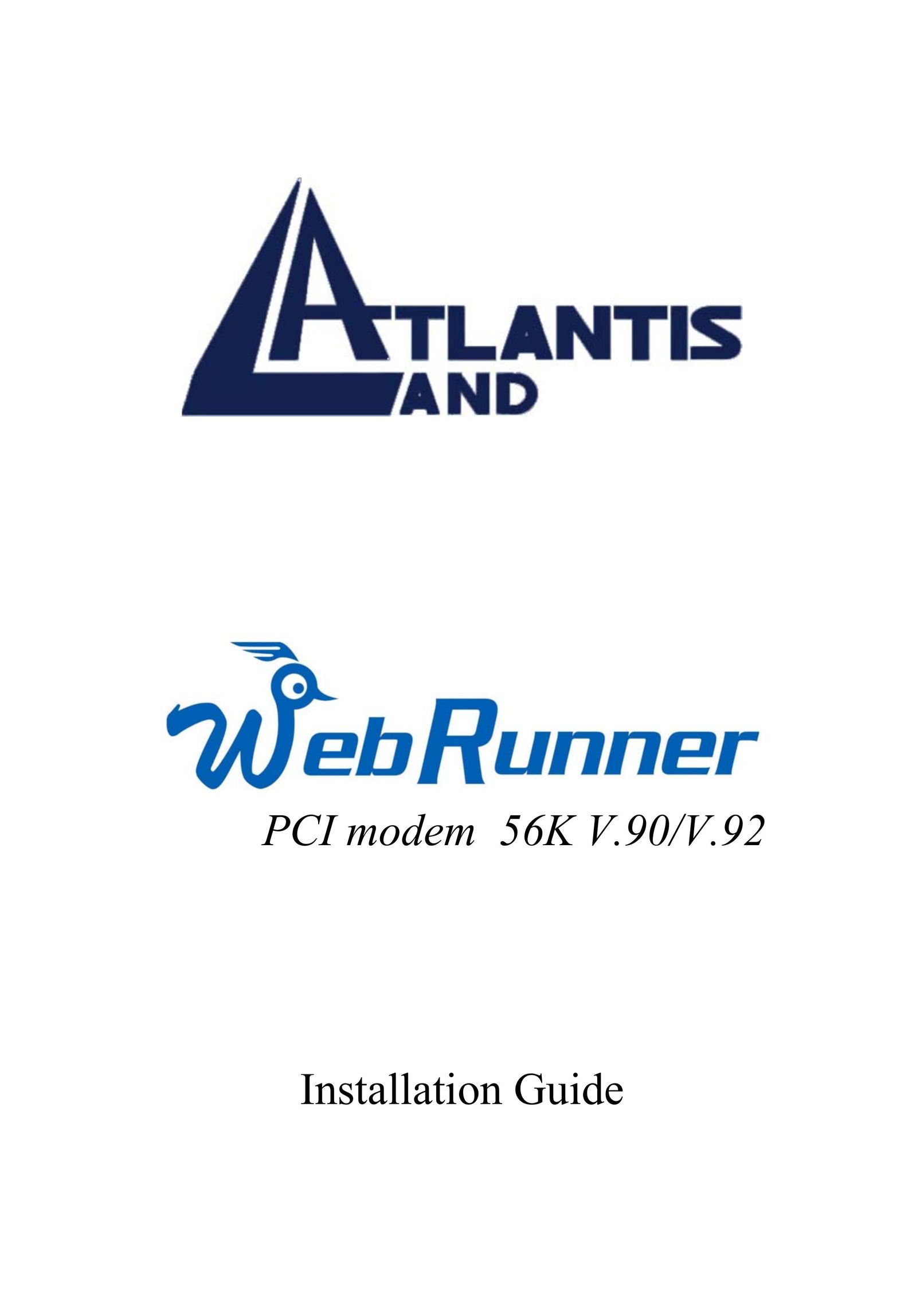 Atlantis Land 56K V.90/V.92 Network Card User Manual