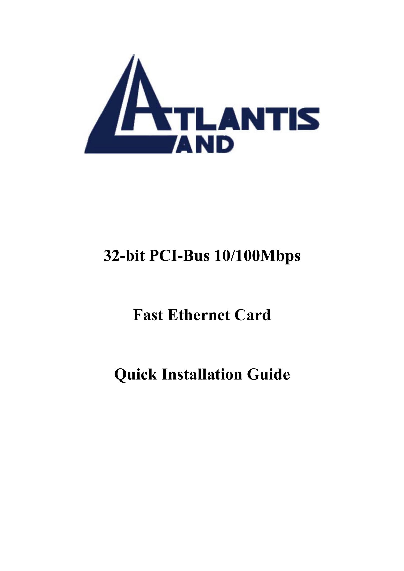 Atlantis Land A02-S32-S/M2 Network Card User Manual