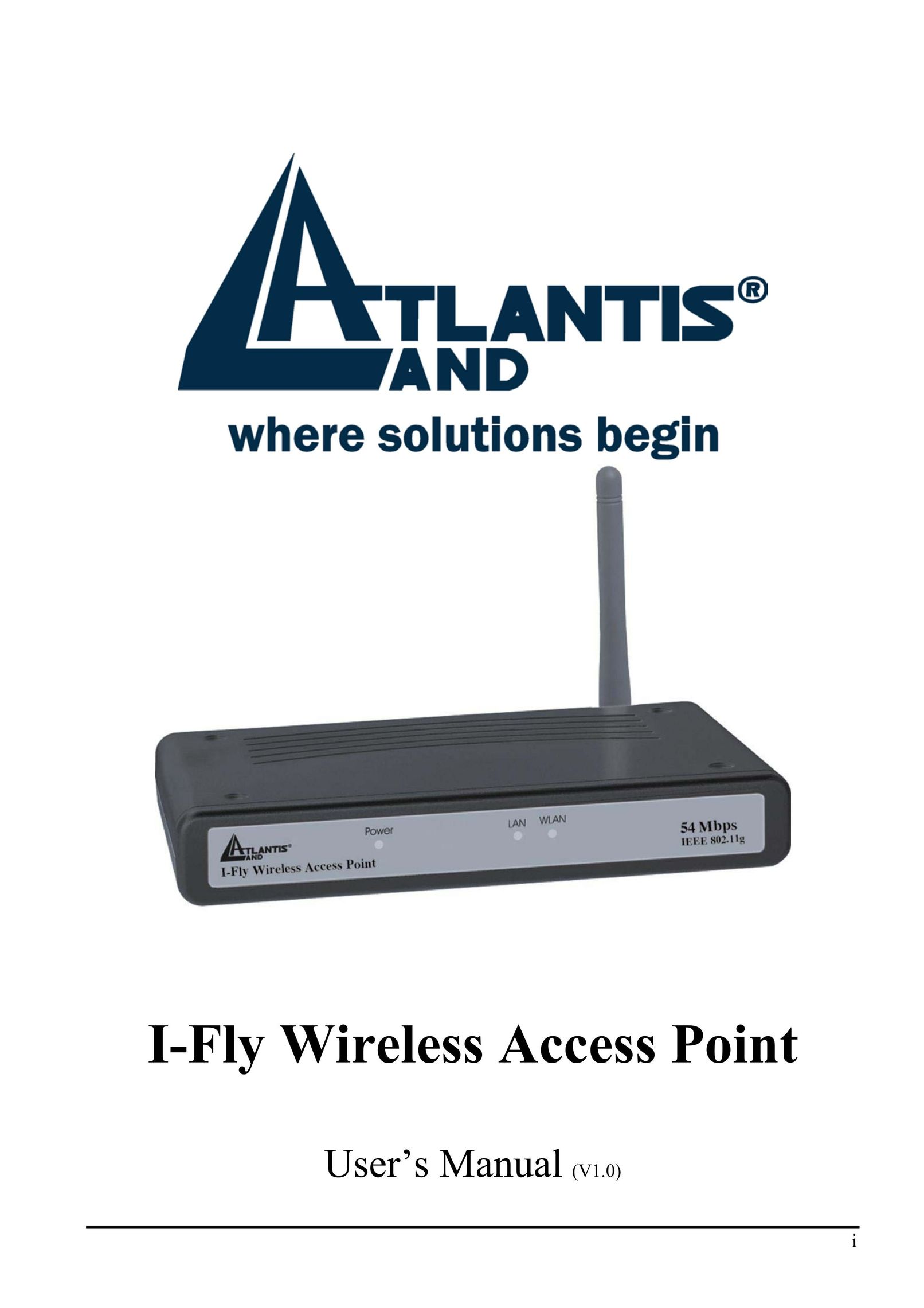 Atlantis Land i I-Fly Wireless Access Point Network Card User Manual