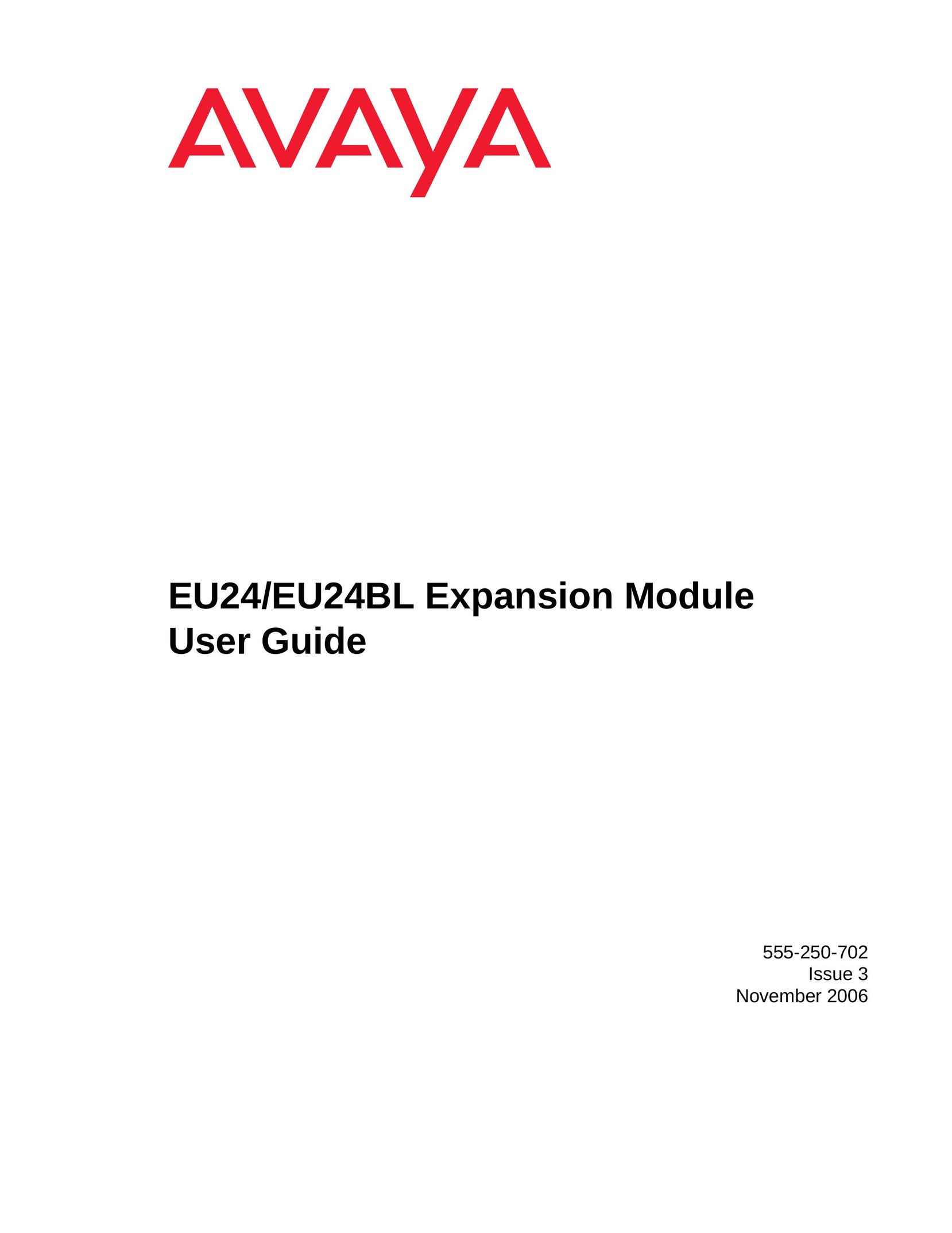 Avaya EU24BL Network Card User Manual