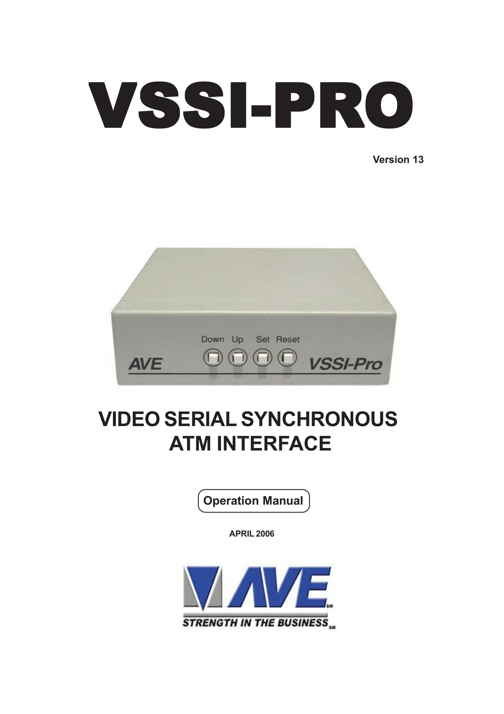 AVE VSSI-PRO Network Card User Manual