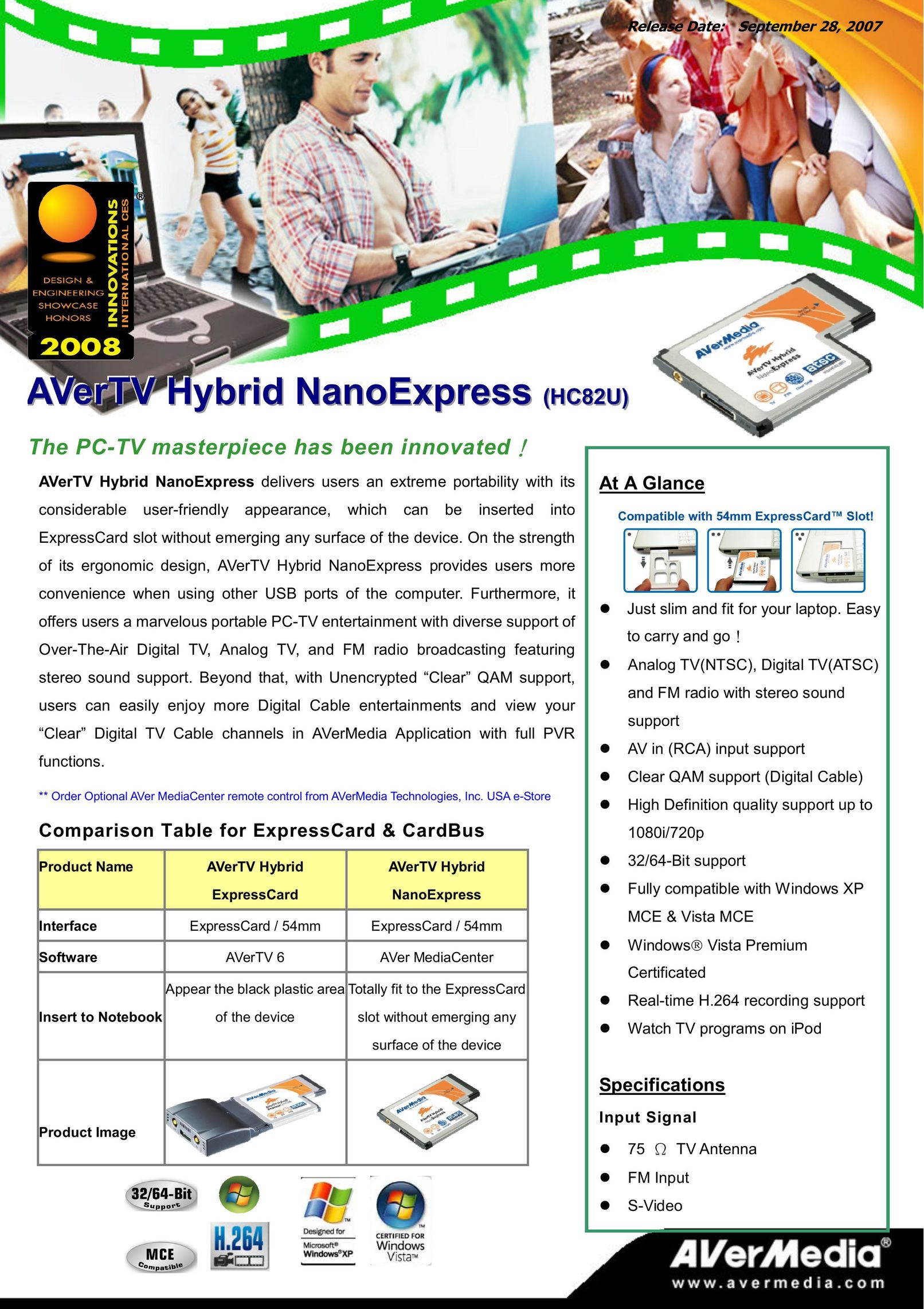 AVerMedia Technologies HC82U Network Card User Manual