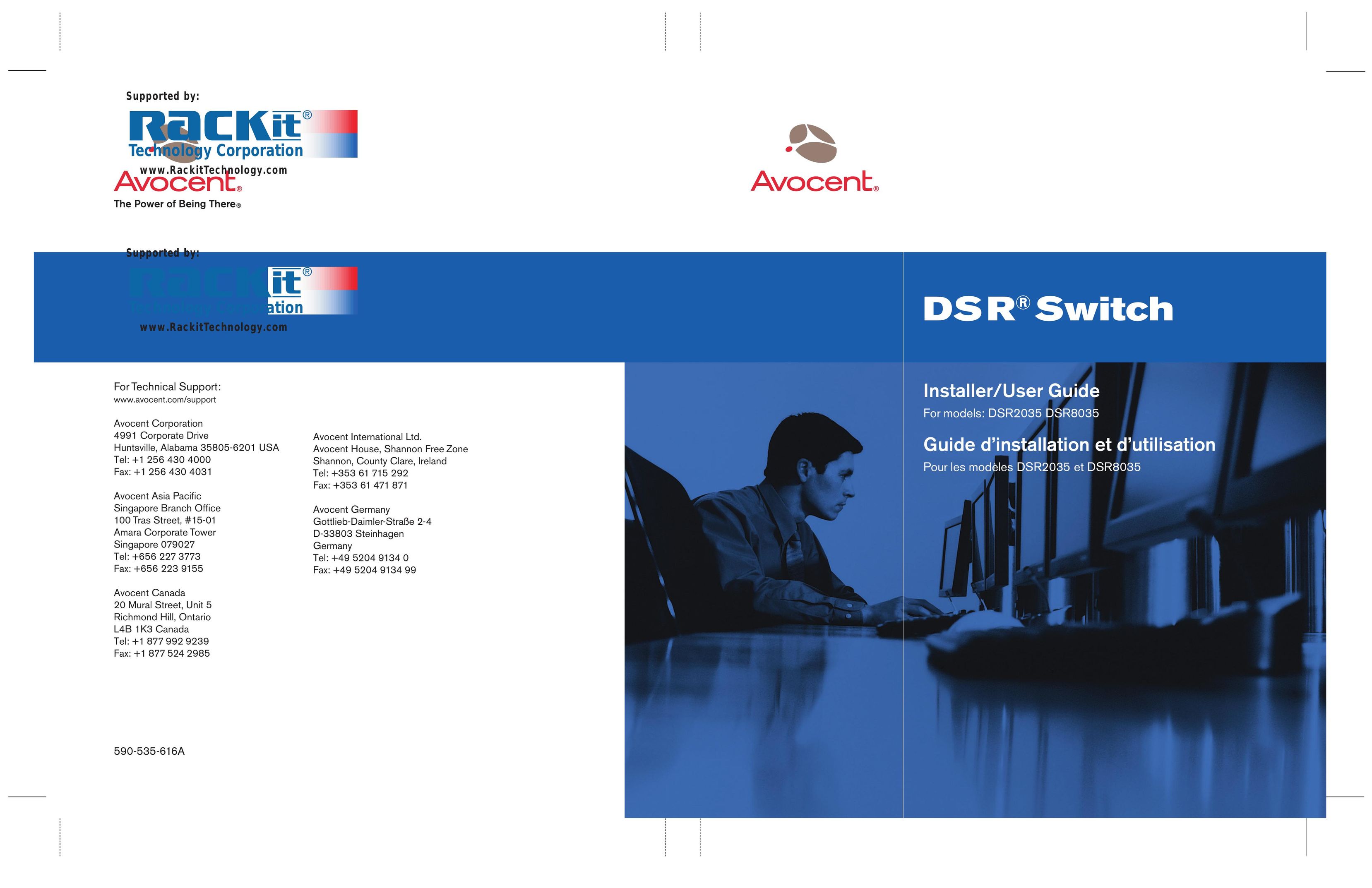 Avocent DSR8035 Network Card User Manual