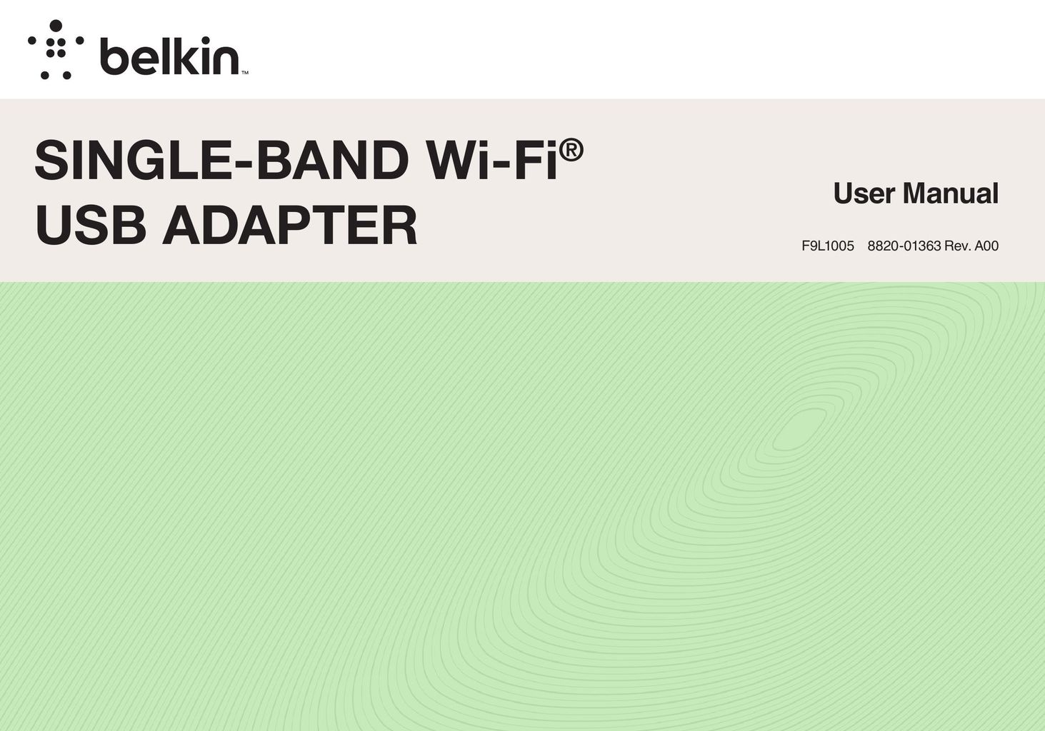 Belkin 8820-01363 Network Card User Manual