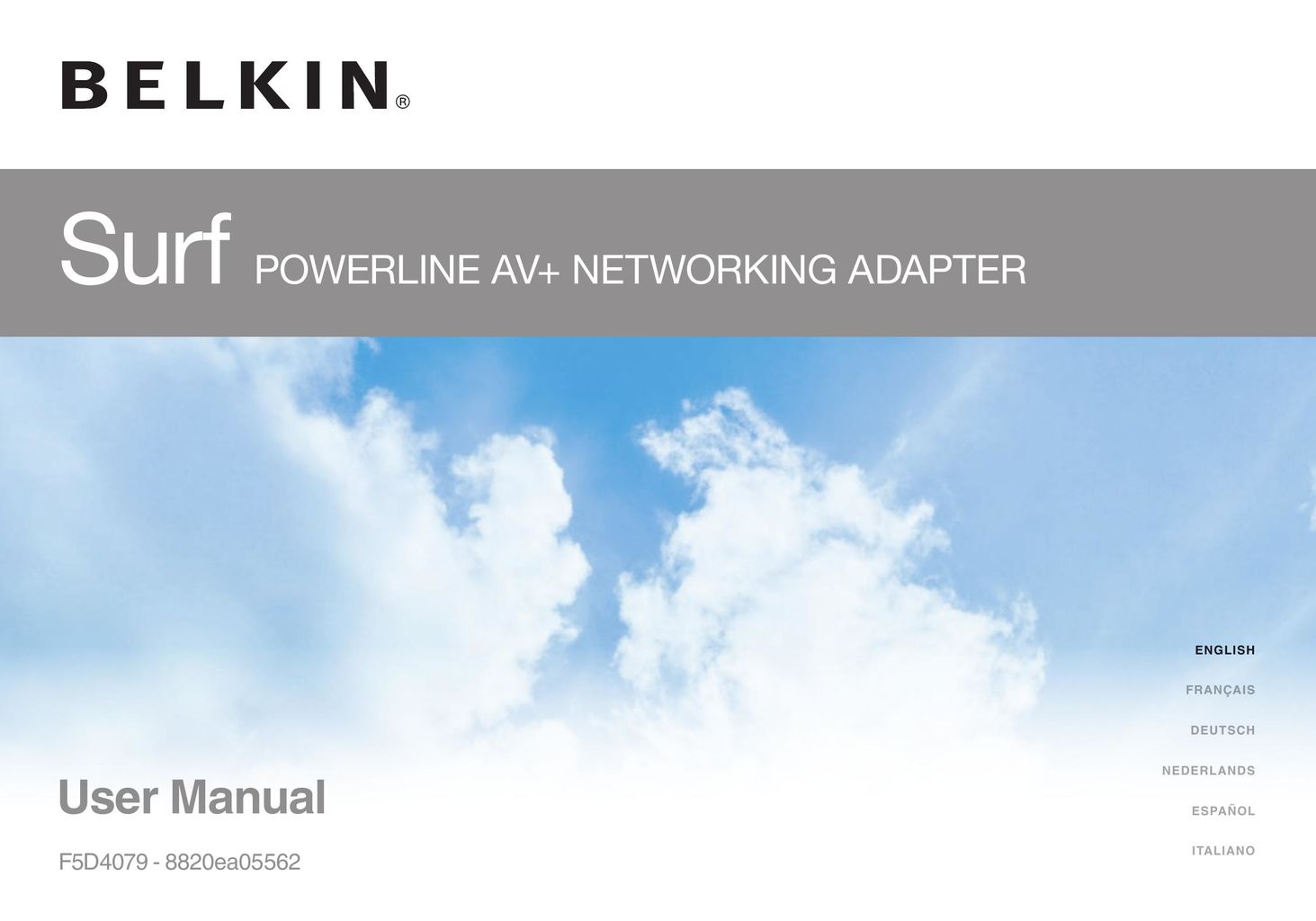 Belkin F5D4079 - 8820ea05562 Network Card User Manual