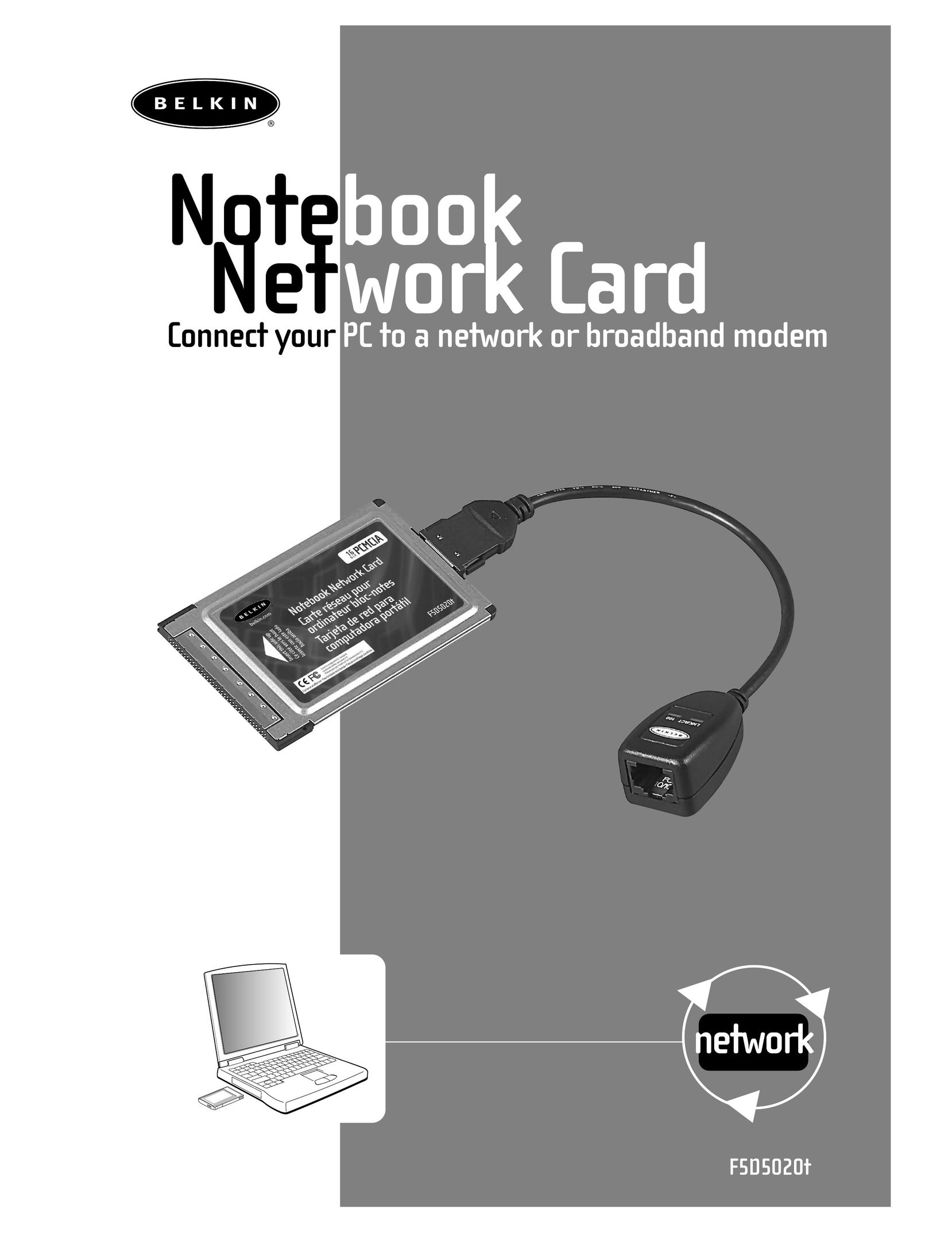 Belkin F5D5020T Network Card User Manual