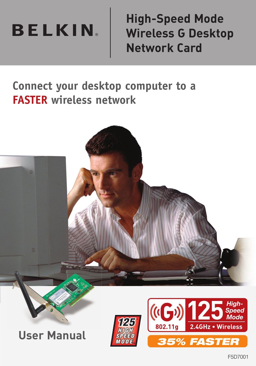 Belkin F5D7001 Network Card User Manual