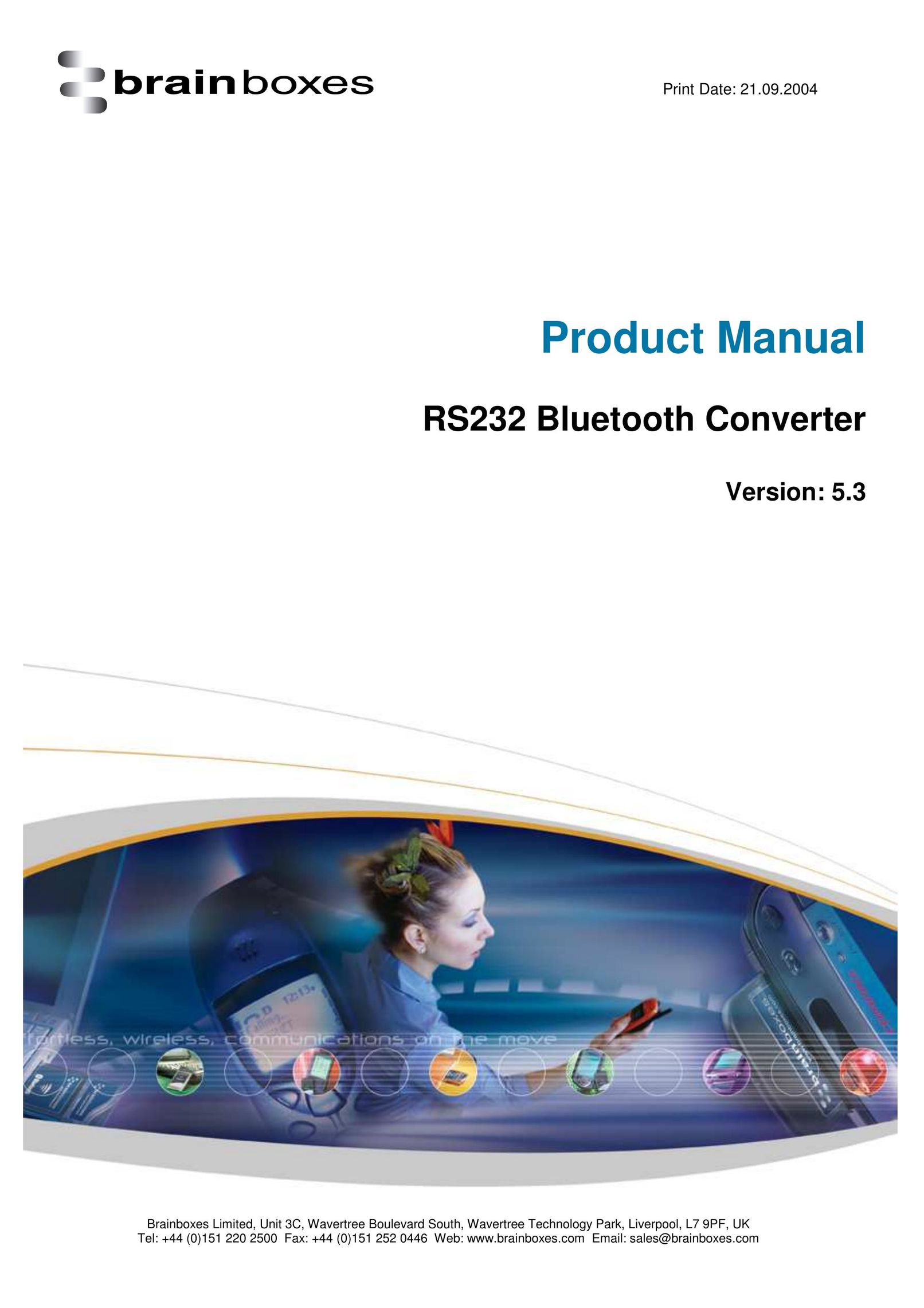 Brainboxes RS232 Network Card User Manual