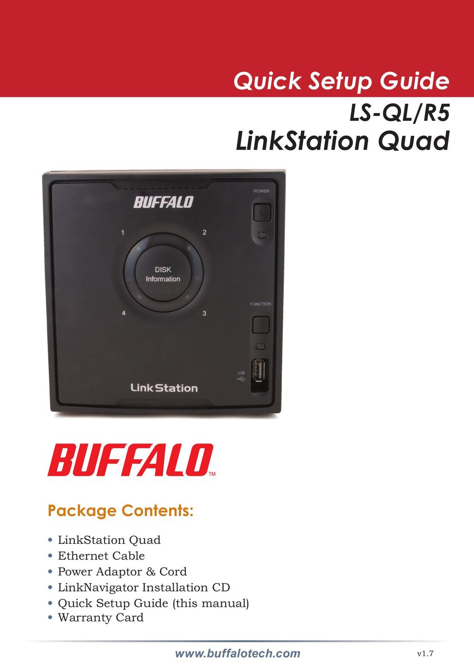 Buffalo Technology LS-QL/R5 Network Card User Manual