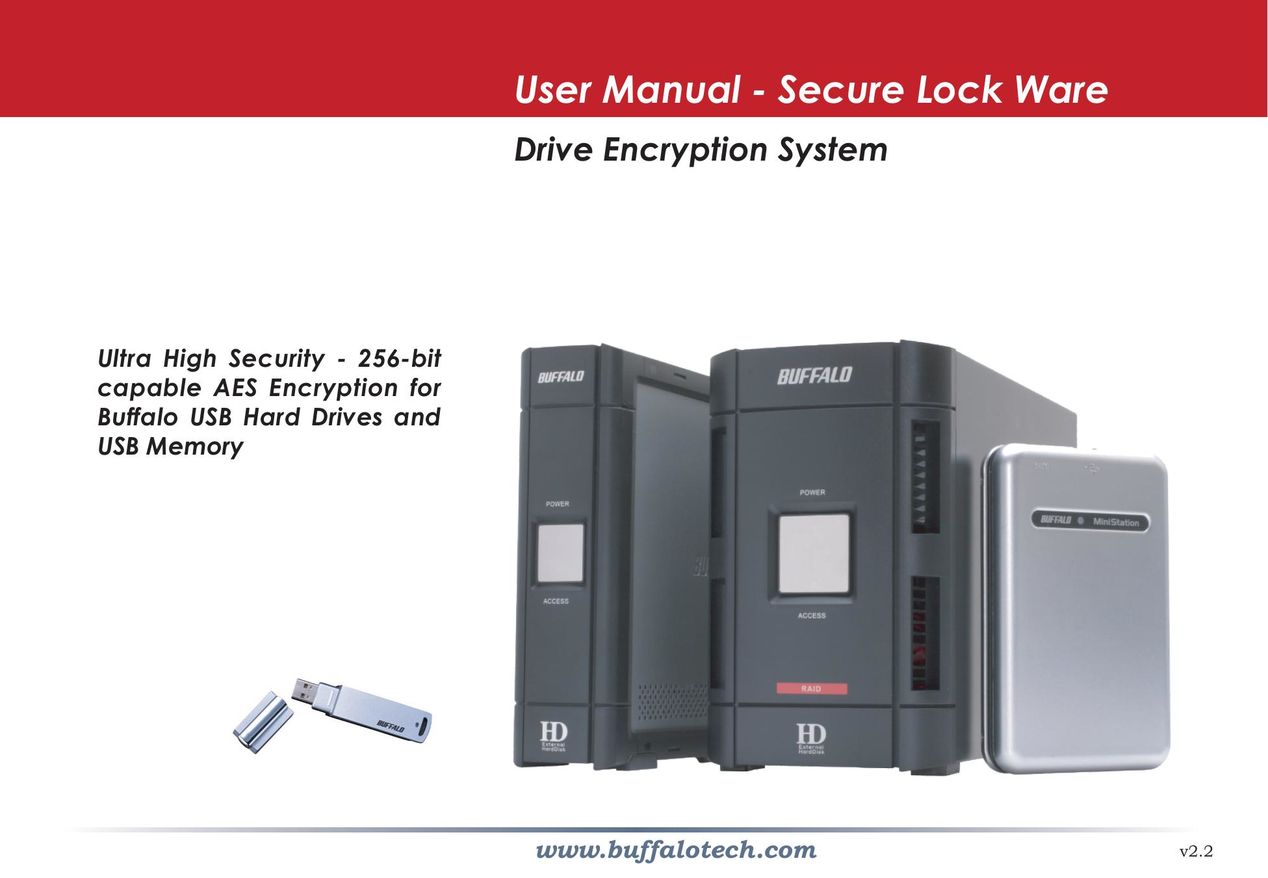 Buffalo Technology Secure Lock Ware Network Card User Manual