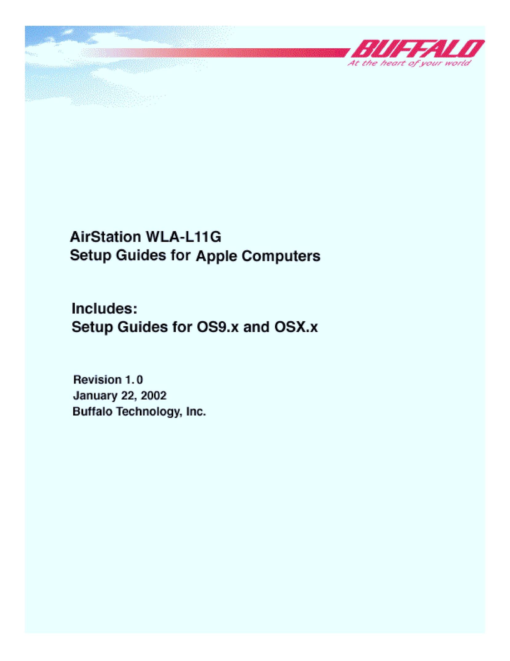 Buffalo Technology WLA-L11 Network Card User Manual