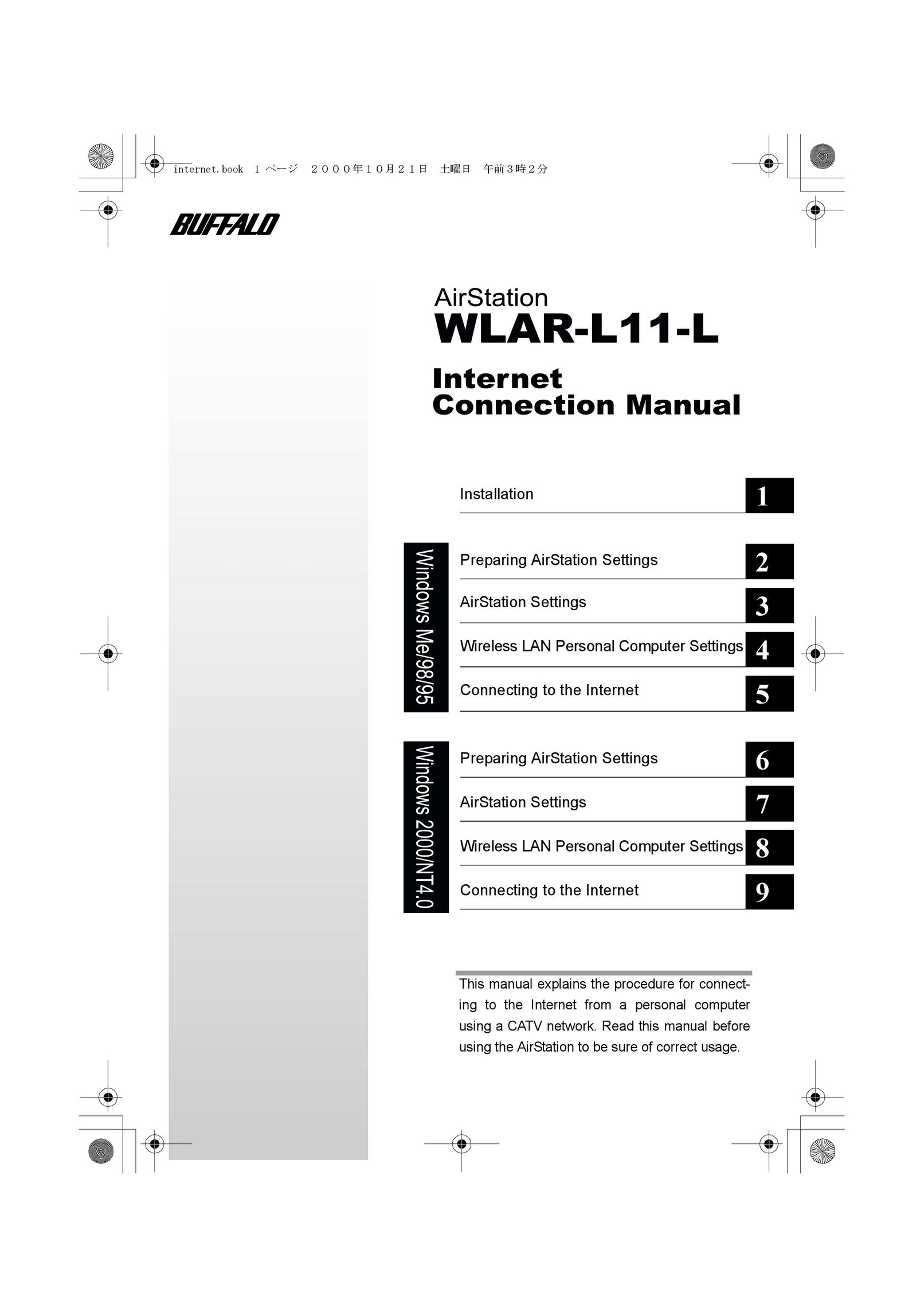 Buffalo Technology WLAR-L11-L Network Card User Manual
