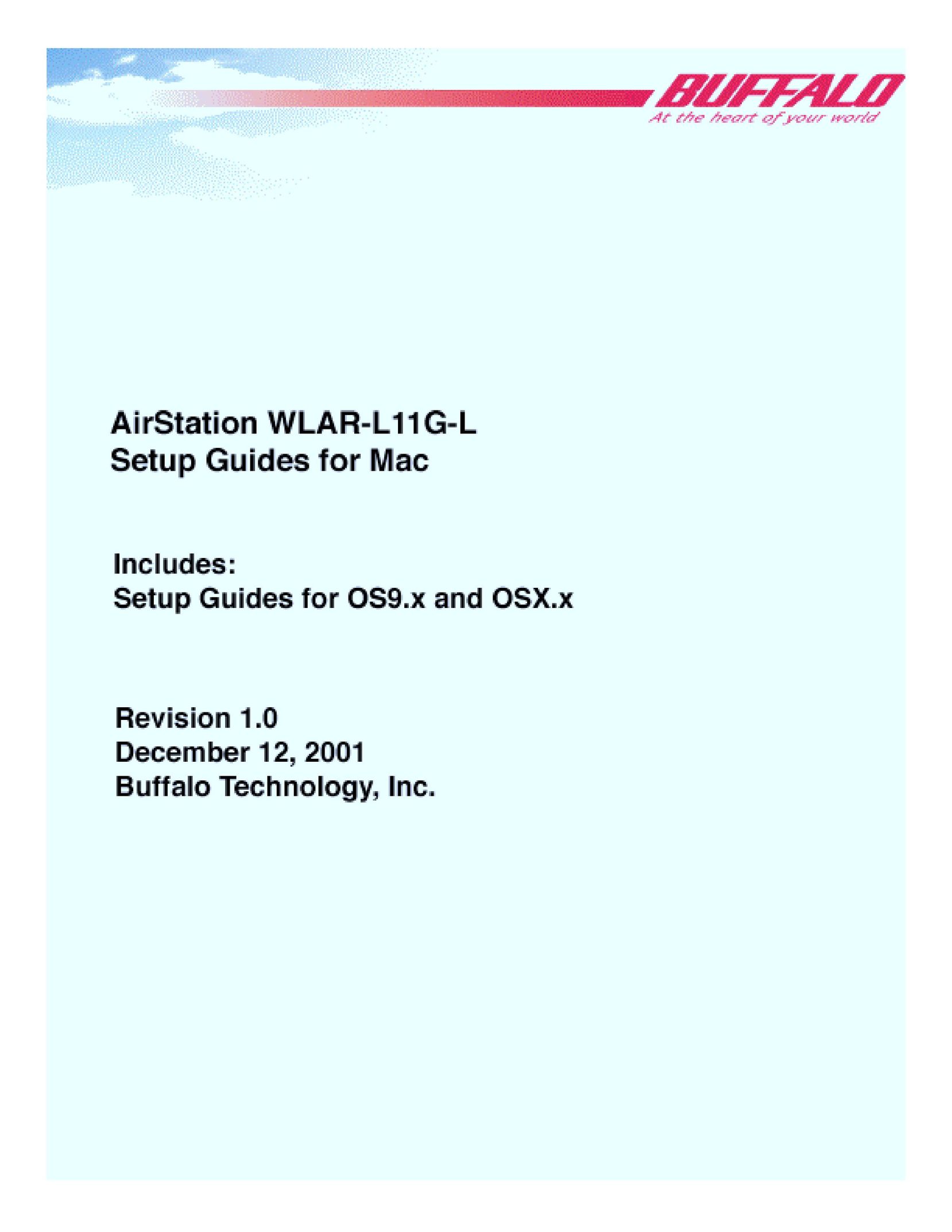 Buffalo Technology WLAR-L11G-L Network Card User Manual