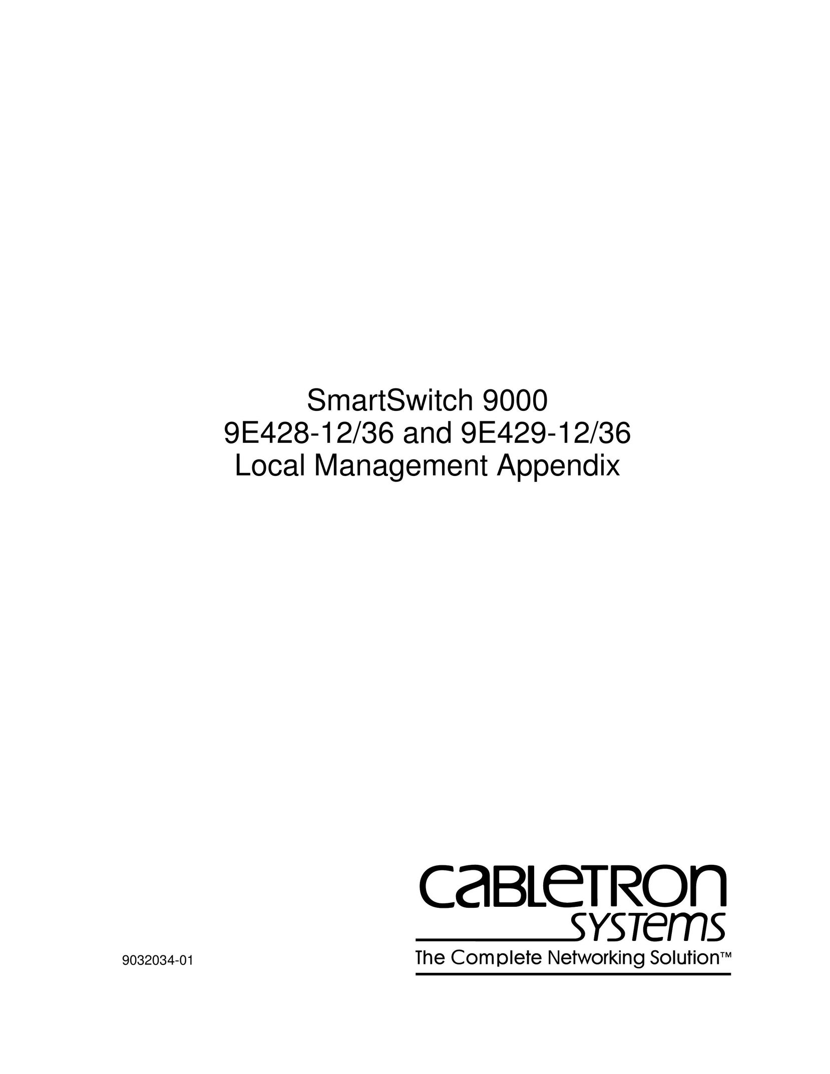 Cabletron Systems 9E429-36 Network Card User Manual