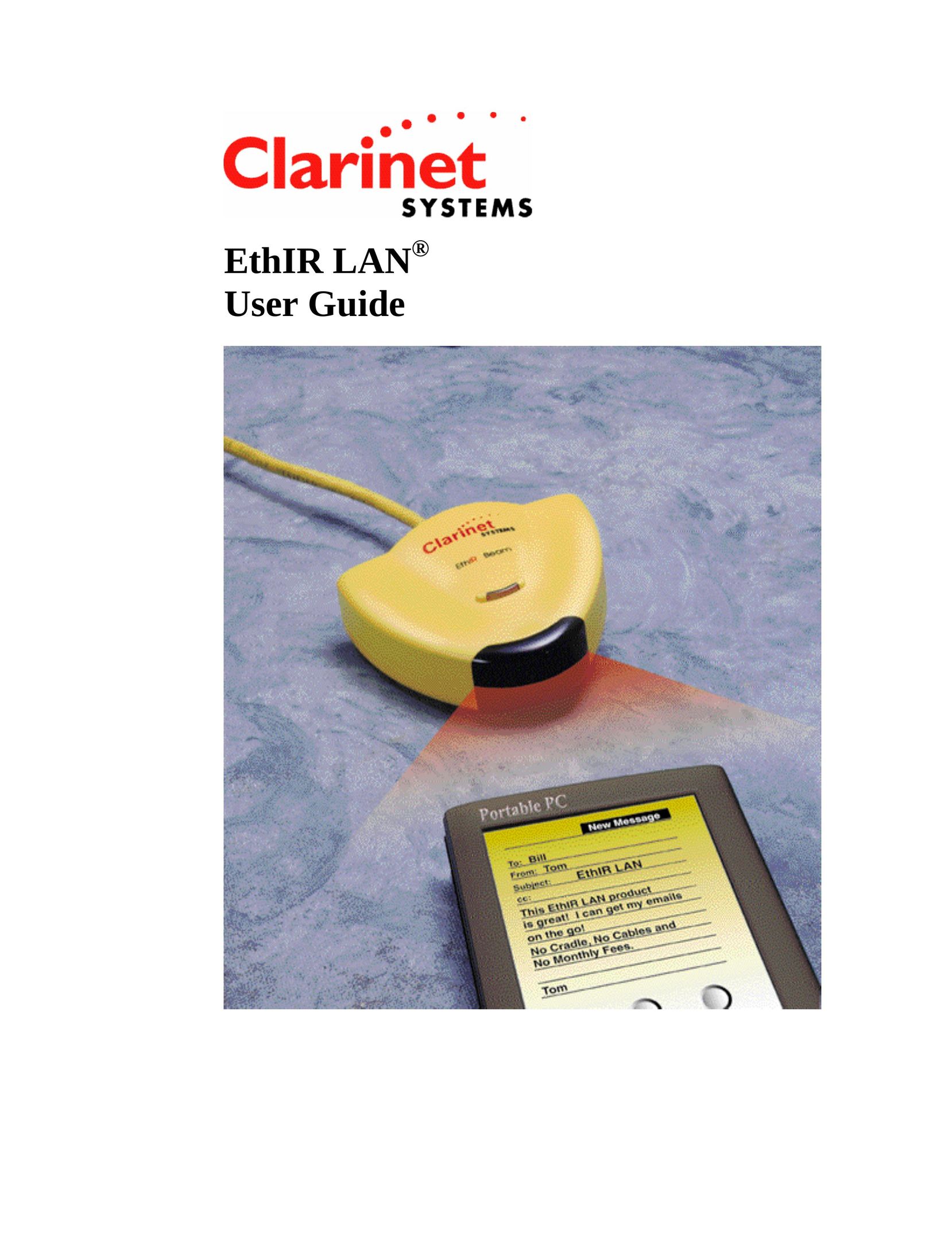 Clarinet Systems EthIR LAN Network Card User Manual