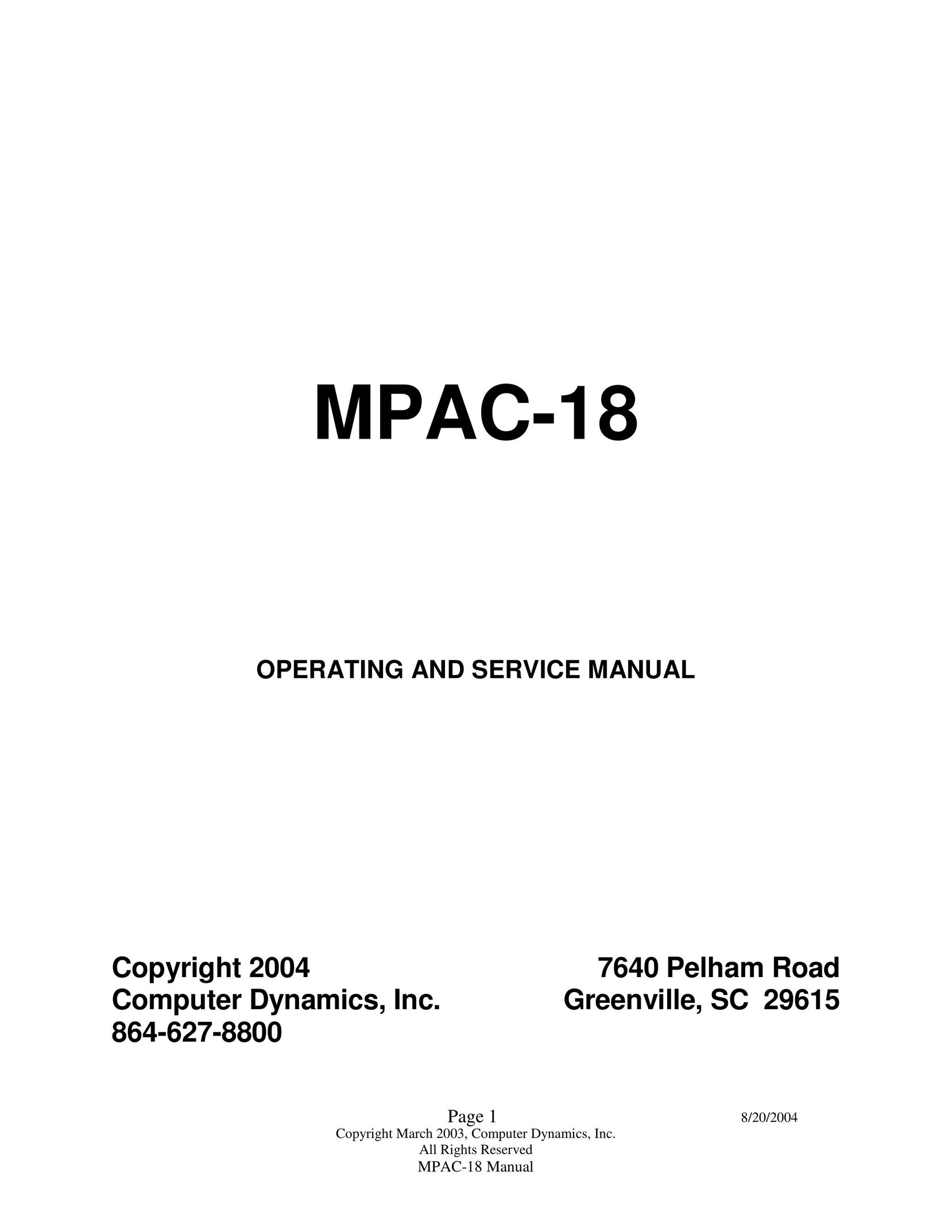 Compaq MPAC-18 Network Card User Manual