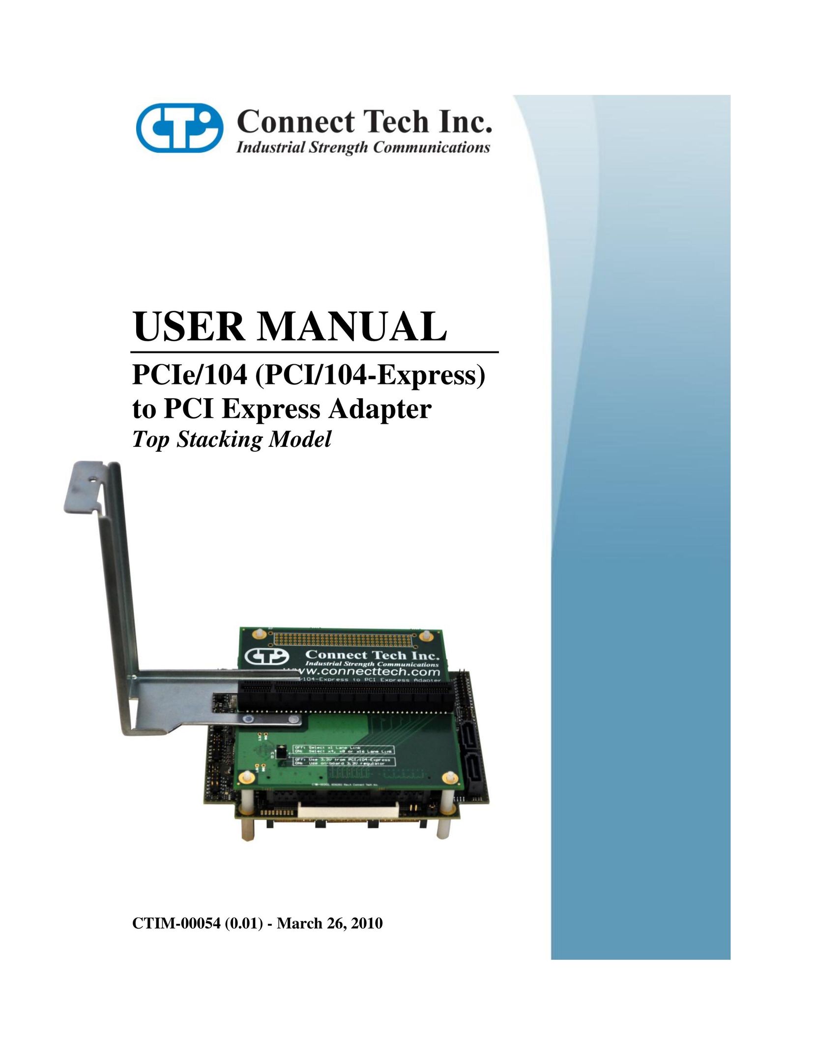 Connect Tech CTIM-00054 Network Card User Manual