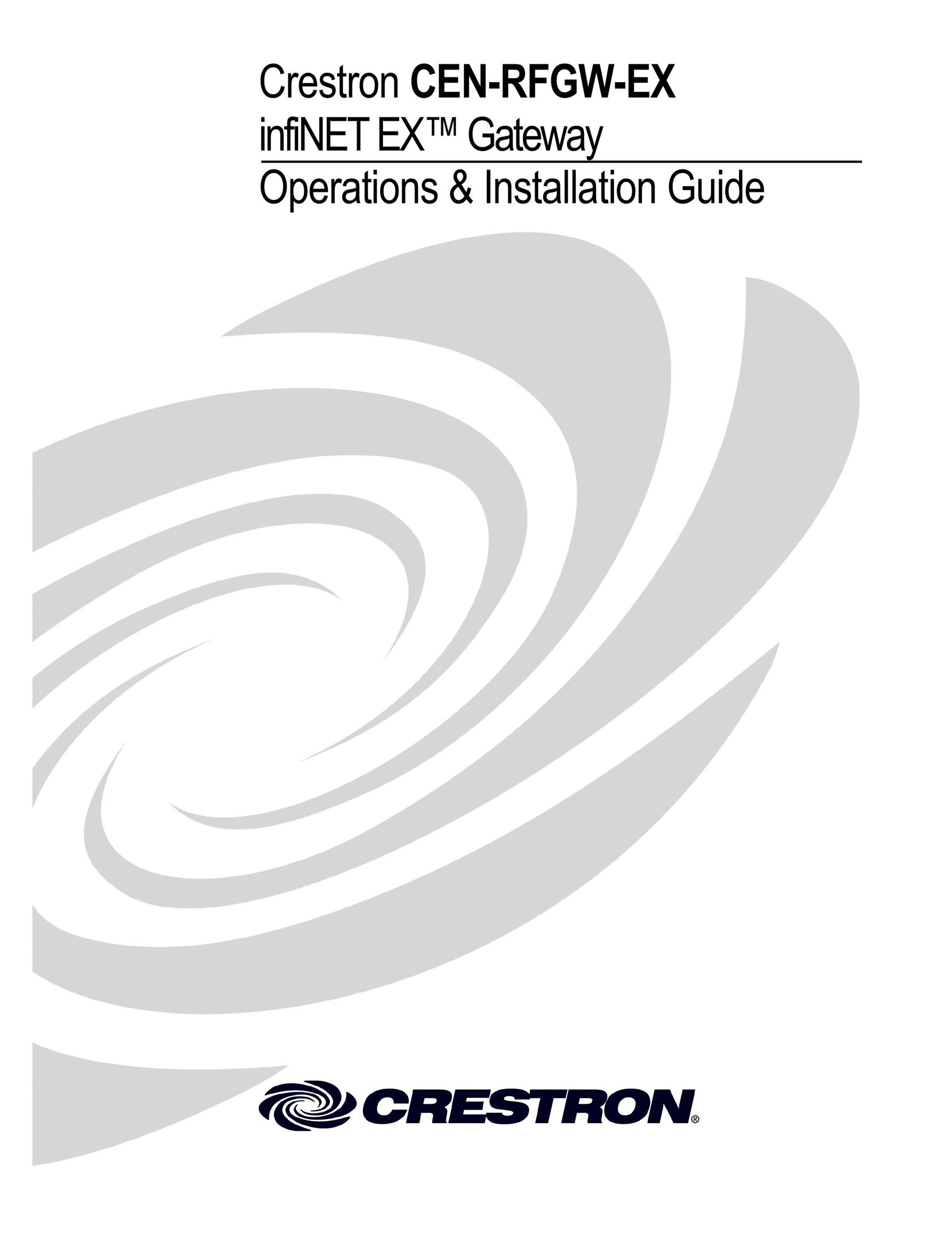 Crestron electronic CEN-RFGWX-EX Network Card User Manual