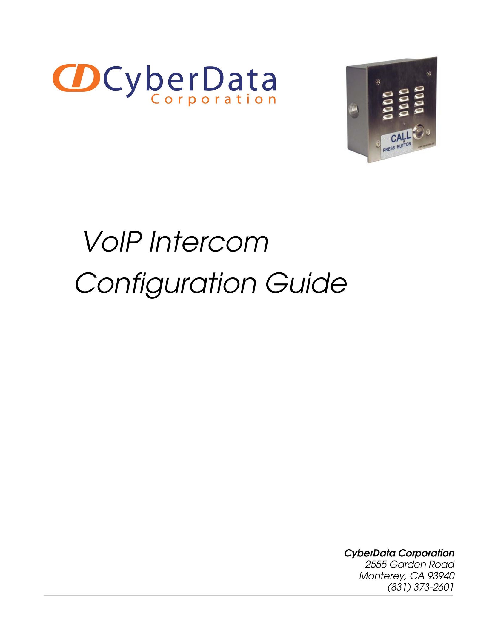 CyberData VoIP Intercom Network Card User Manual