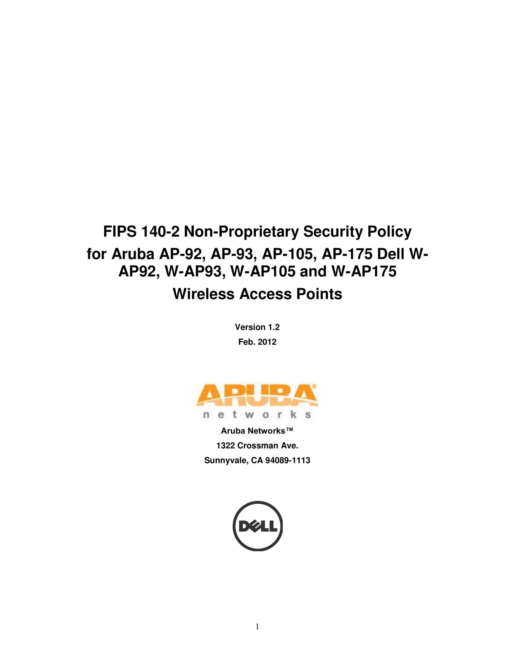 Dell AP-105 Network Card User Manual