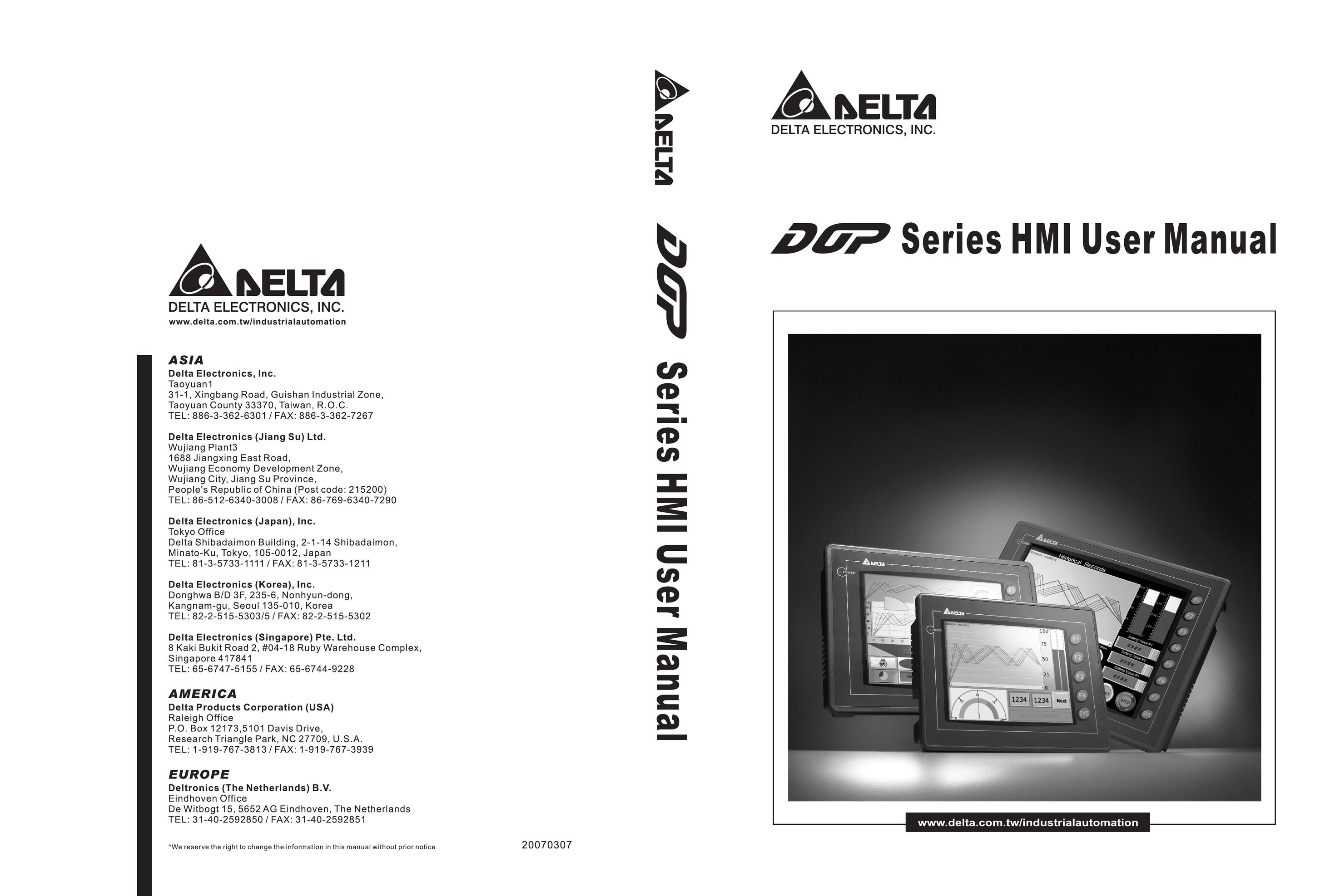 Delta Electronics DOP-A Series Network Card User Manual