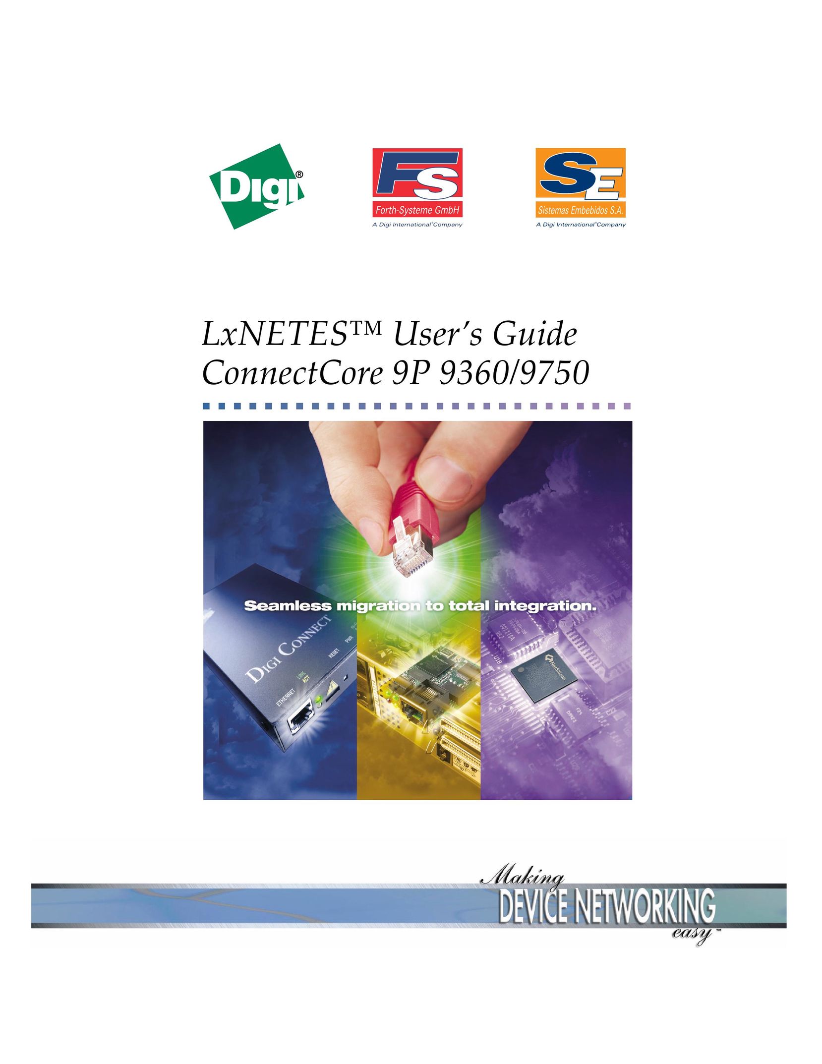 Digi 9P 9360/9750 Network Card User Manual