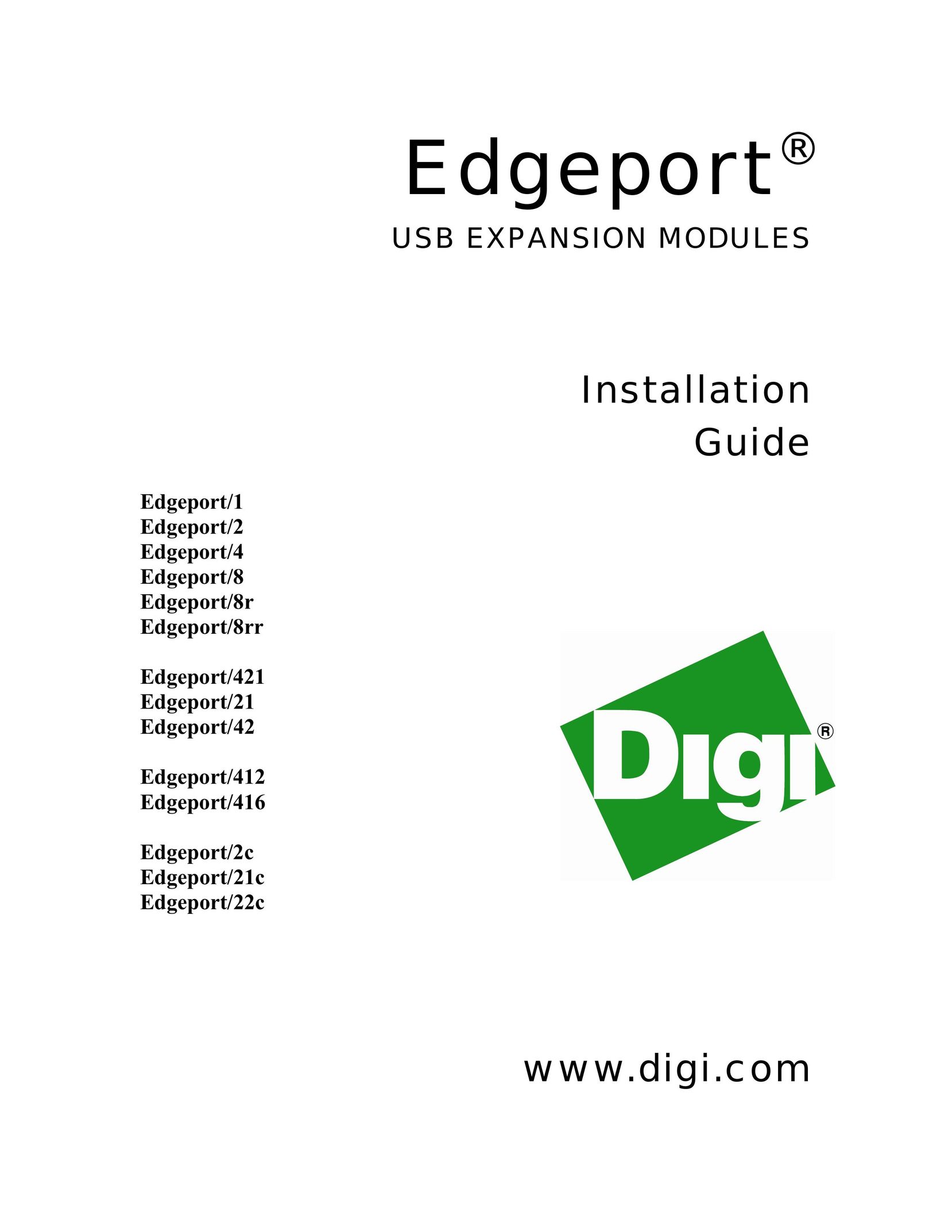 Digi Edgeport/8rr Network Card User Manual