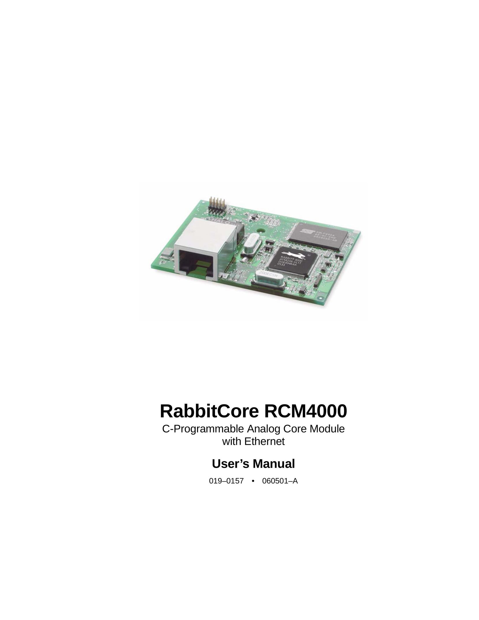 Digi RCM4000 Network Card User Manual