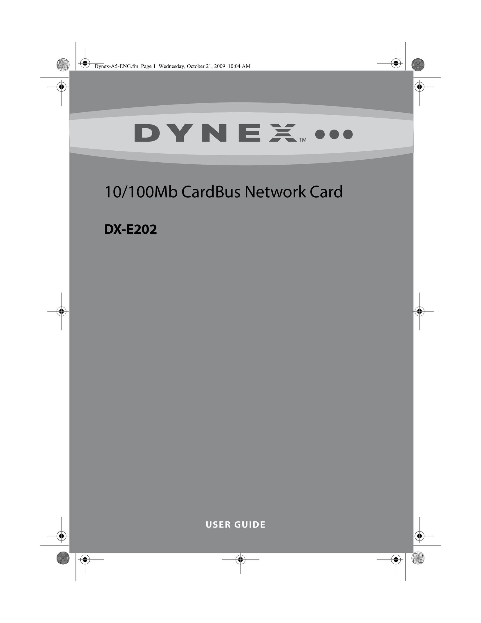 Dynex DX-E202 Network Card User Manual