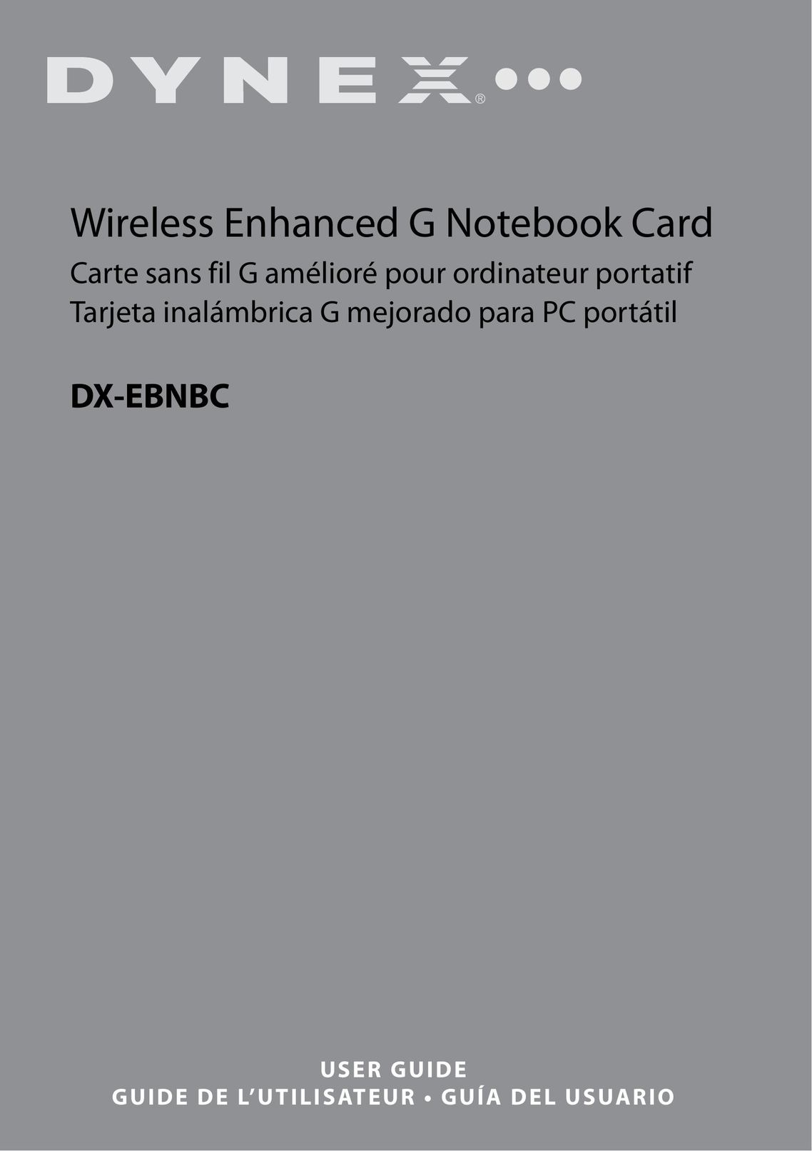 Dynex DX-EBNBC Network Card User Manual
