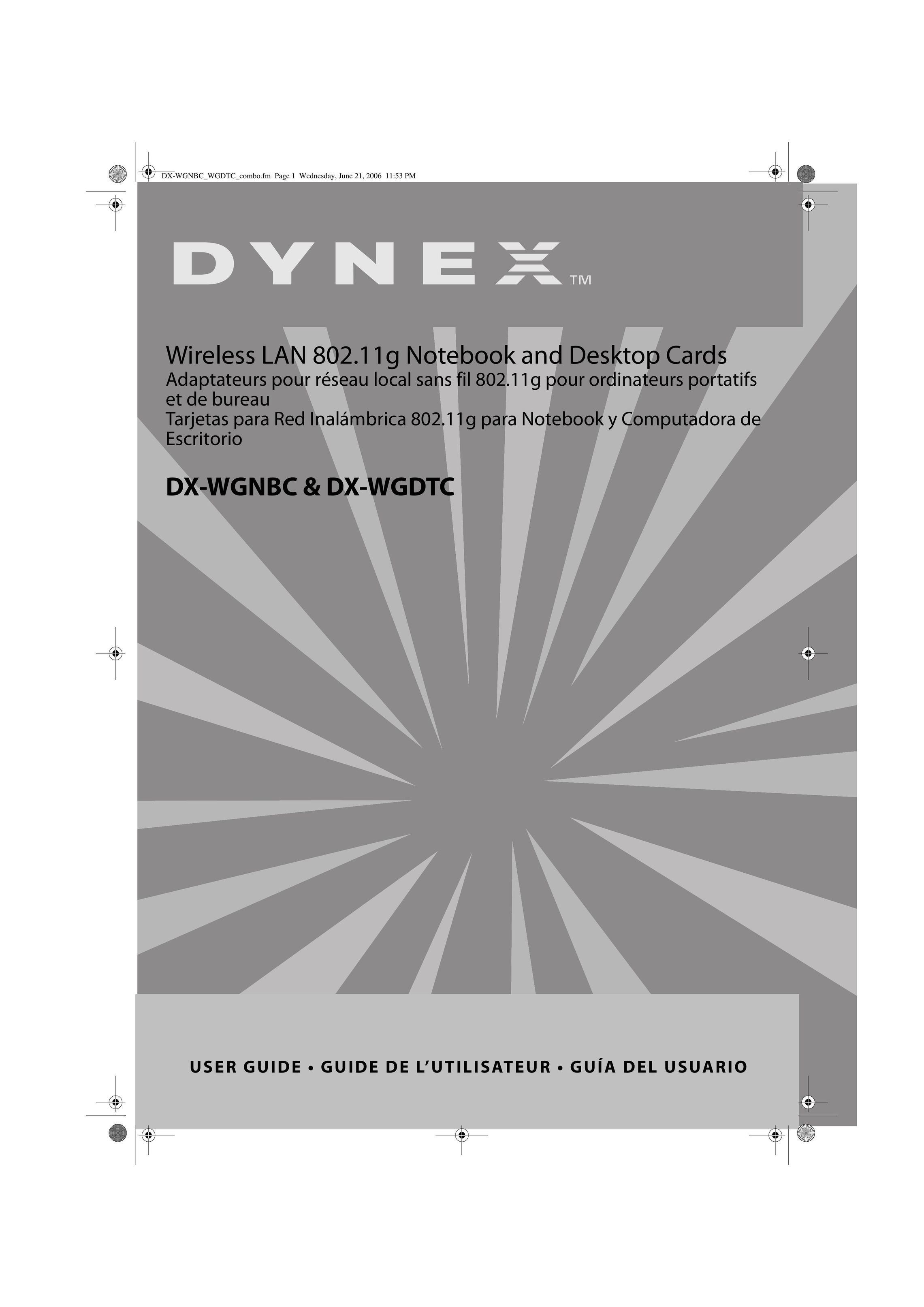 Dynex DX-WGDTC Network Card User Manual
