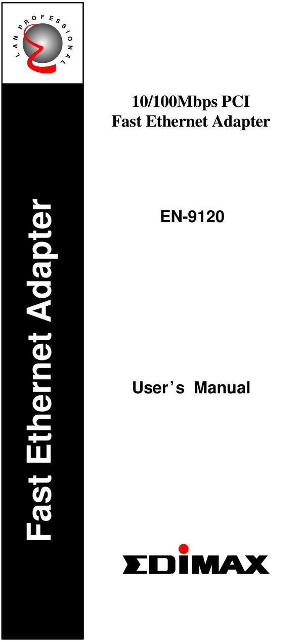 Edimax Technology EN-9120 Network Card User Manual