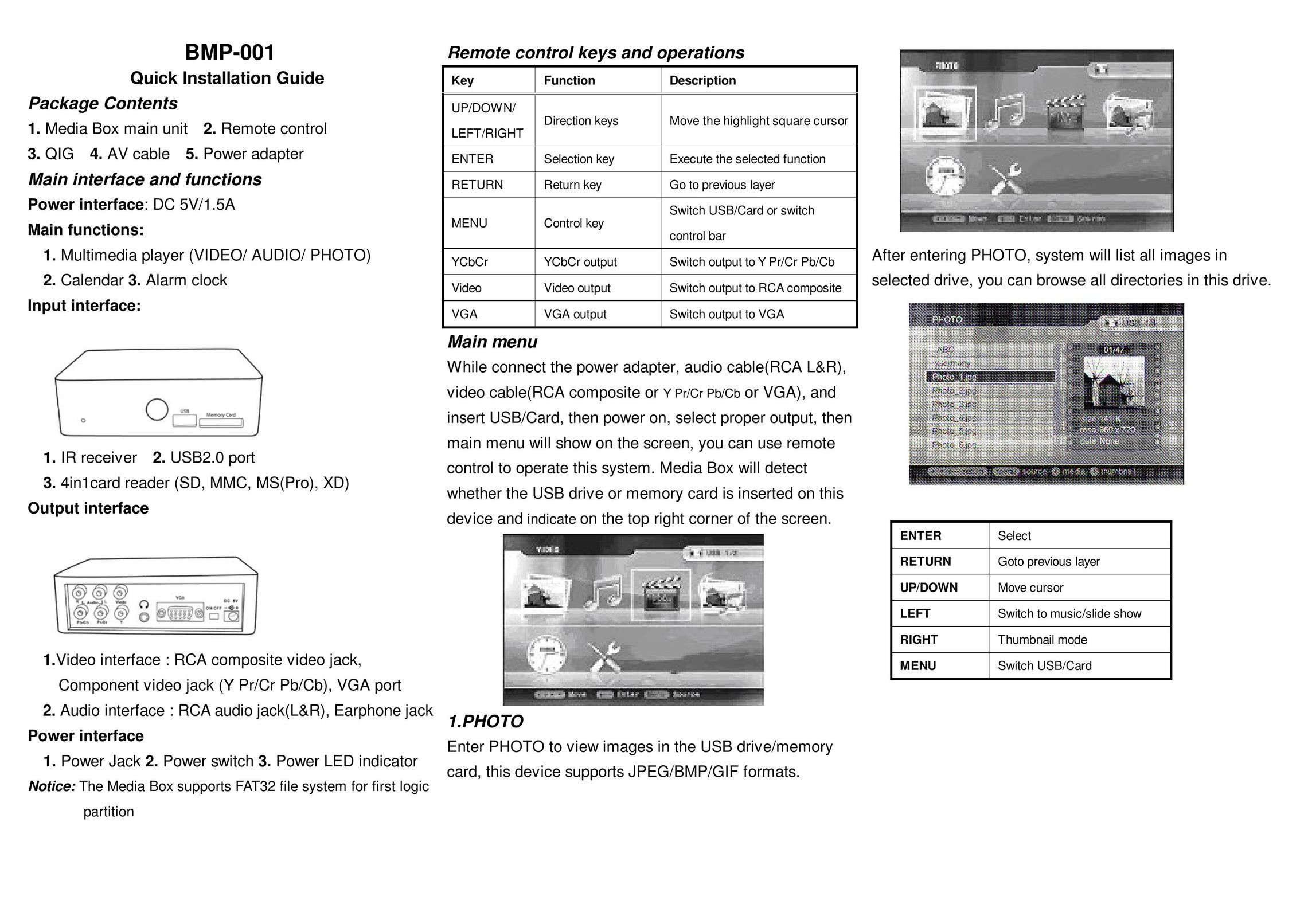 Emprex BMP-001 Network Card User Manual