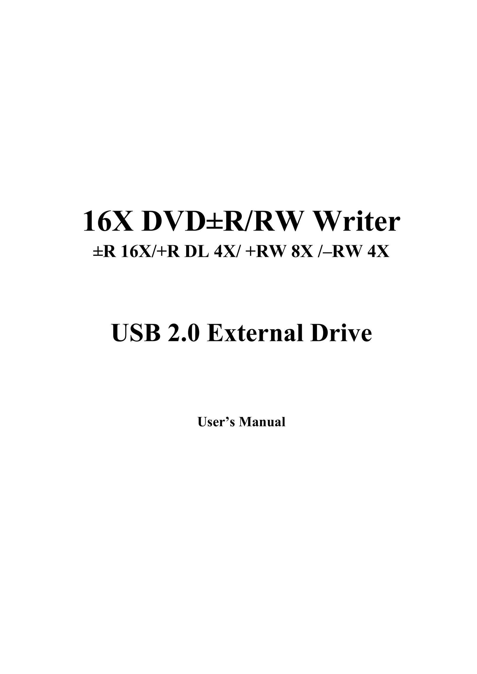 Emprex USB 2.0 External Drive Network Card User Manual